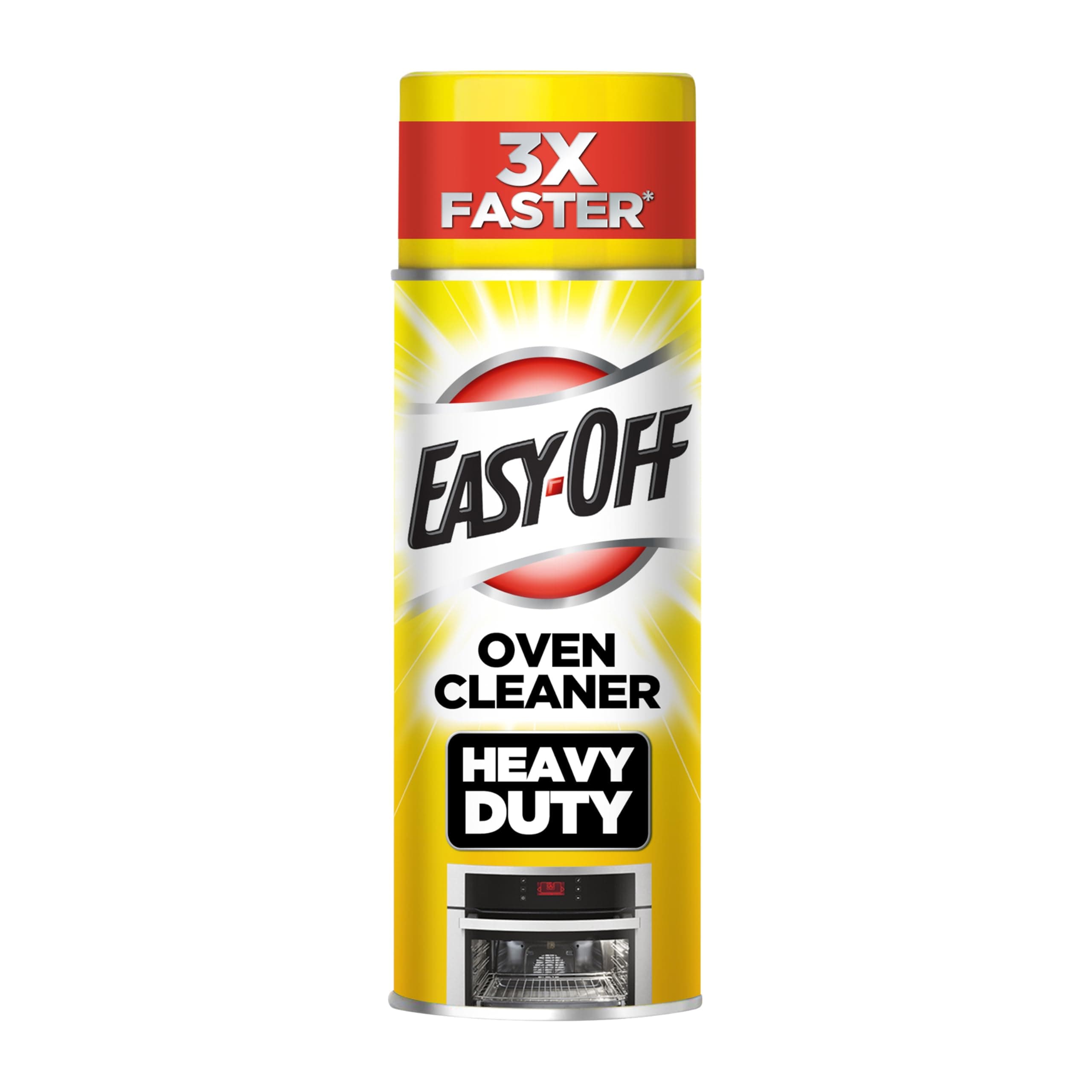 Easy-Off Heavy Duty Oven Cleaner Foam, Removes Grease & Burned-On Food, For Ovens, Grill Grates & More 14.5oz