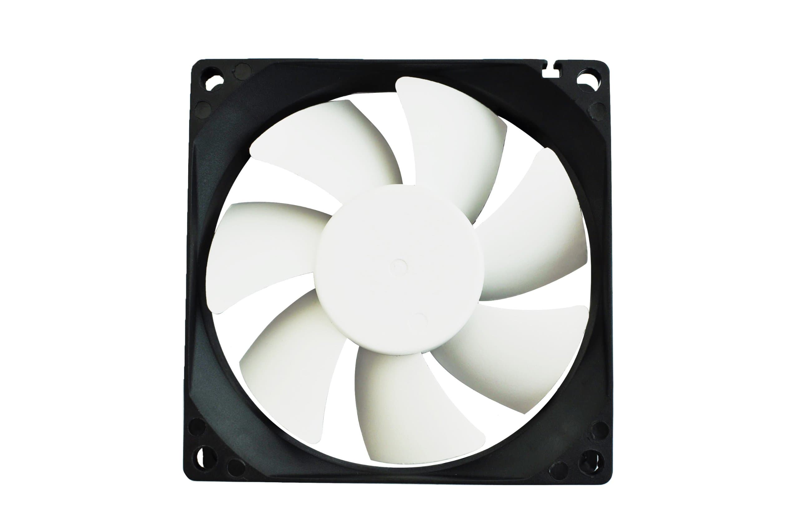 Alphawing Series 80mm, H.S.B Bearing, Retail Computer Case Cooling, AXP-GF80-WT (Black Frame and White Blade)