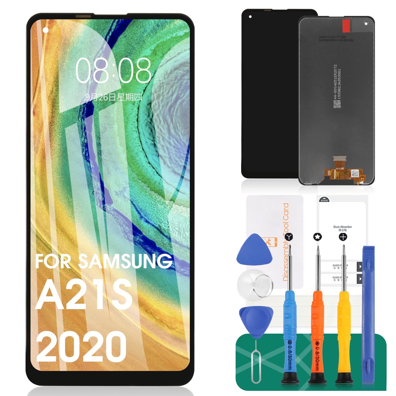 SRJTEK For Samsung Galaxy A21s Screen Replacement for Samsung A21s LCD Display A217 Touch Screen SM-A217F Digitizer Assembly SM-A217M, SM-A217N Repair Kits