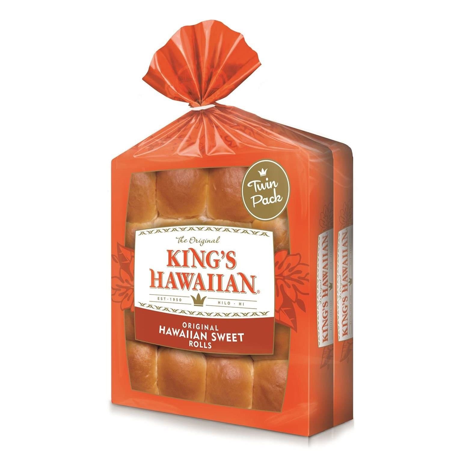 King's Hawaiian Twin Pack Original Sweet Rolls(32 oz., 32 ct.) (pack of 6)