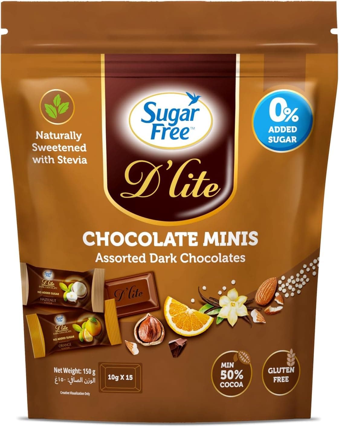 Sugar Free D’lite Chocolate Minis 150g