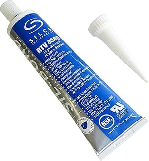 Silco Incorporated Silicone RTV 4500 FDA Grade High Strength Silicone Sealant, Black (2.8 fl.oz)