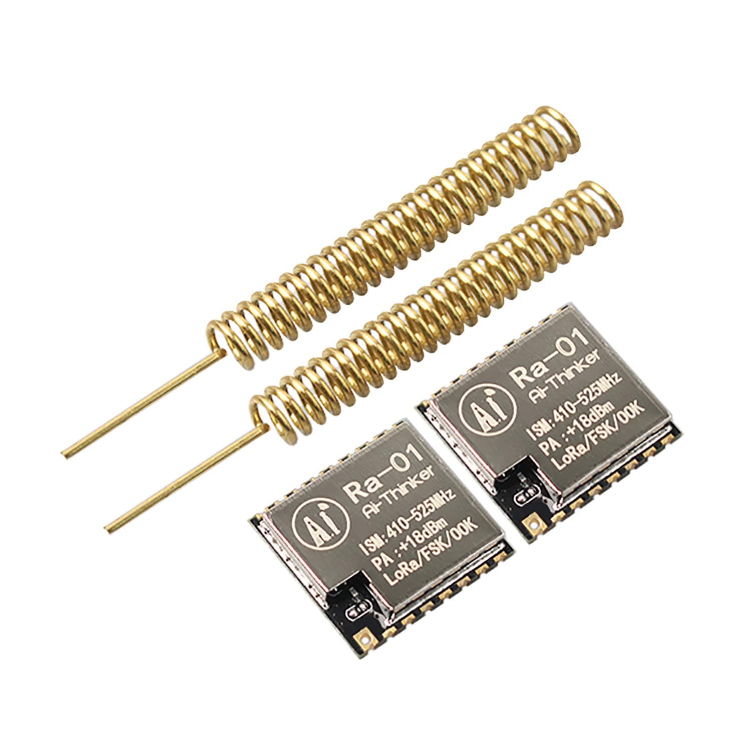 Alwayshare Ra-01 SX1278 LoRa Spread Spectrum Wireless Module 433MHz Wireless Serial Port SPI Interface（Pack of 2）