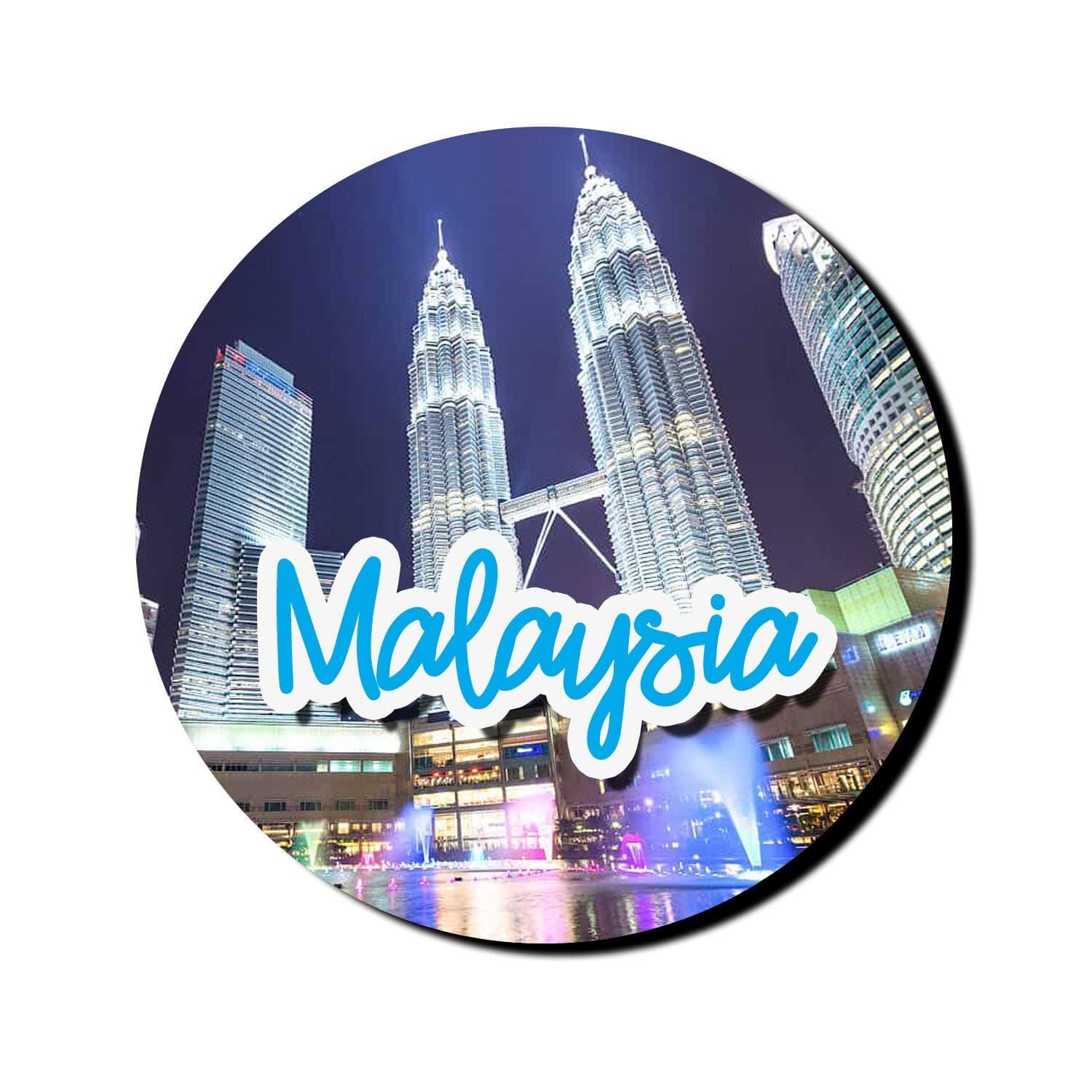 Turnhover Malaysia Fridge Magnet (Multicolour)