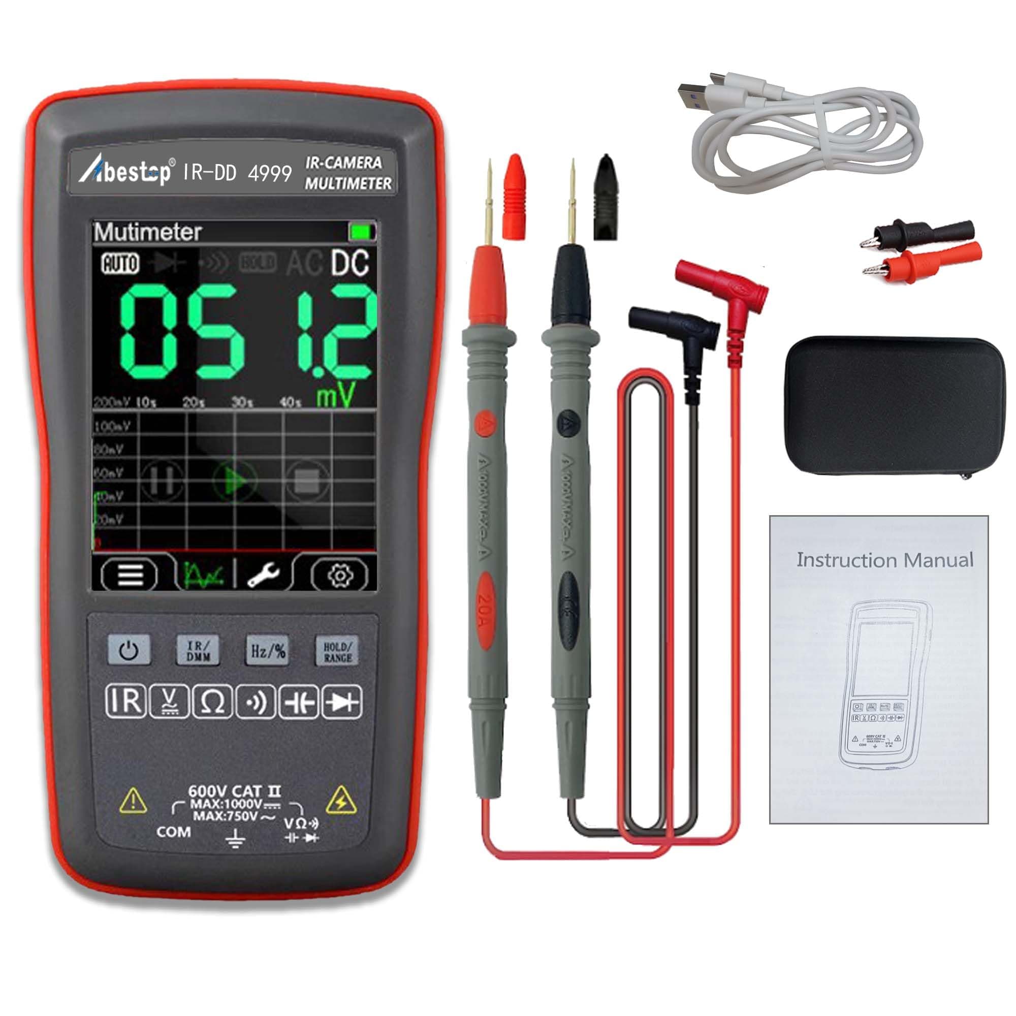 AbestopThermal Imager 2 in 1 Function Thermal Imager & Digital Multimeter Tester with 20Hz Image Capture Frequency (IR-DDM 4999)
