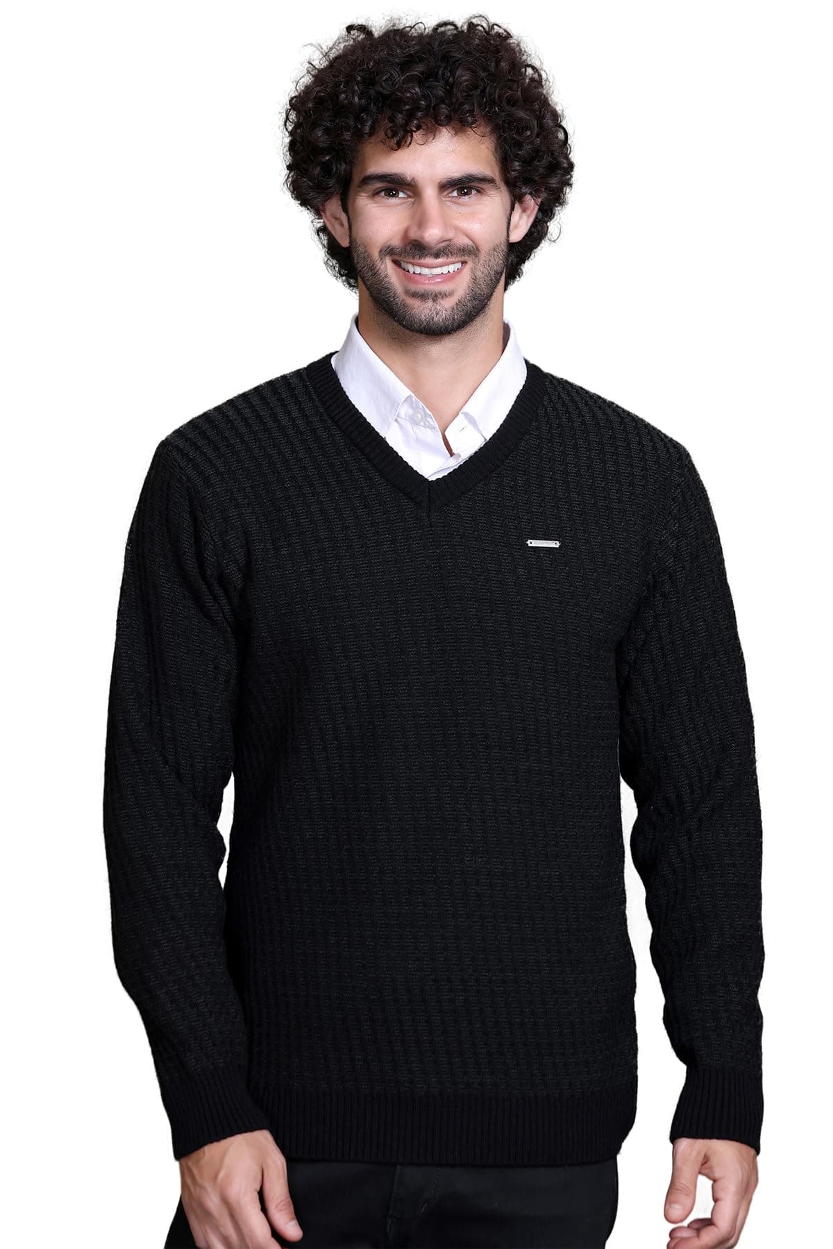 GODFREY V Neck Full Sleeve Sweater for Man Winter Pullover