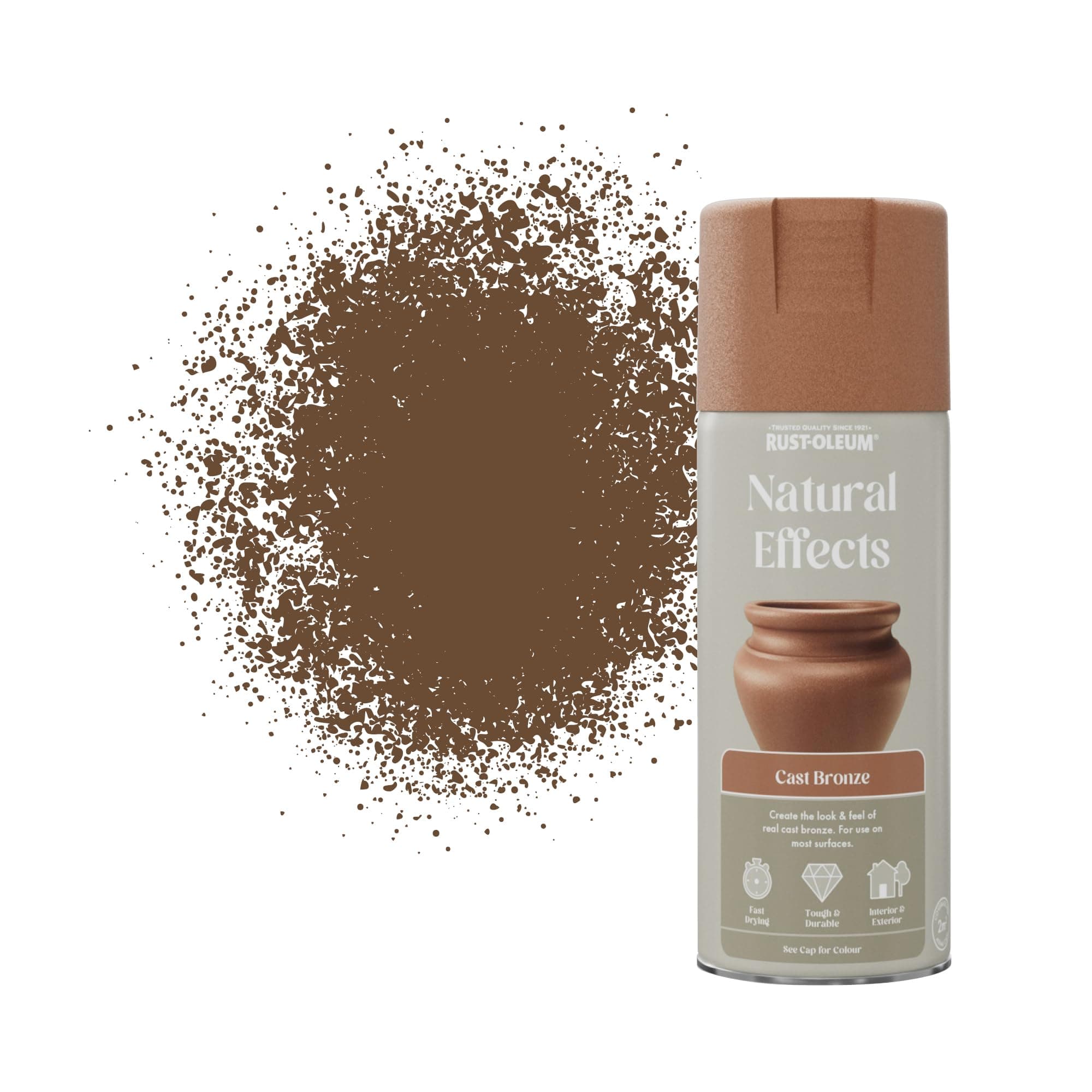 400ml Natural Effects Spray Paint - Cast Bronze