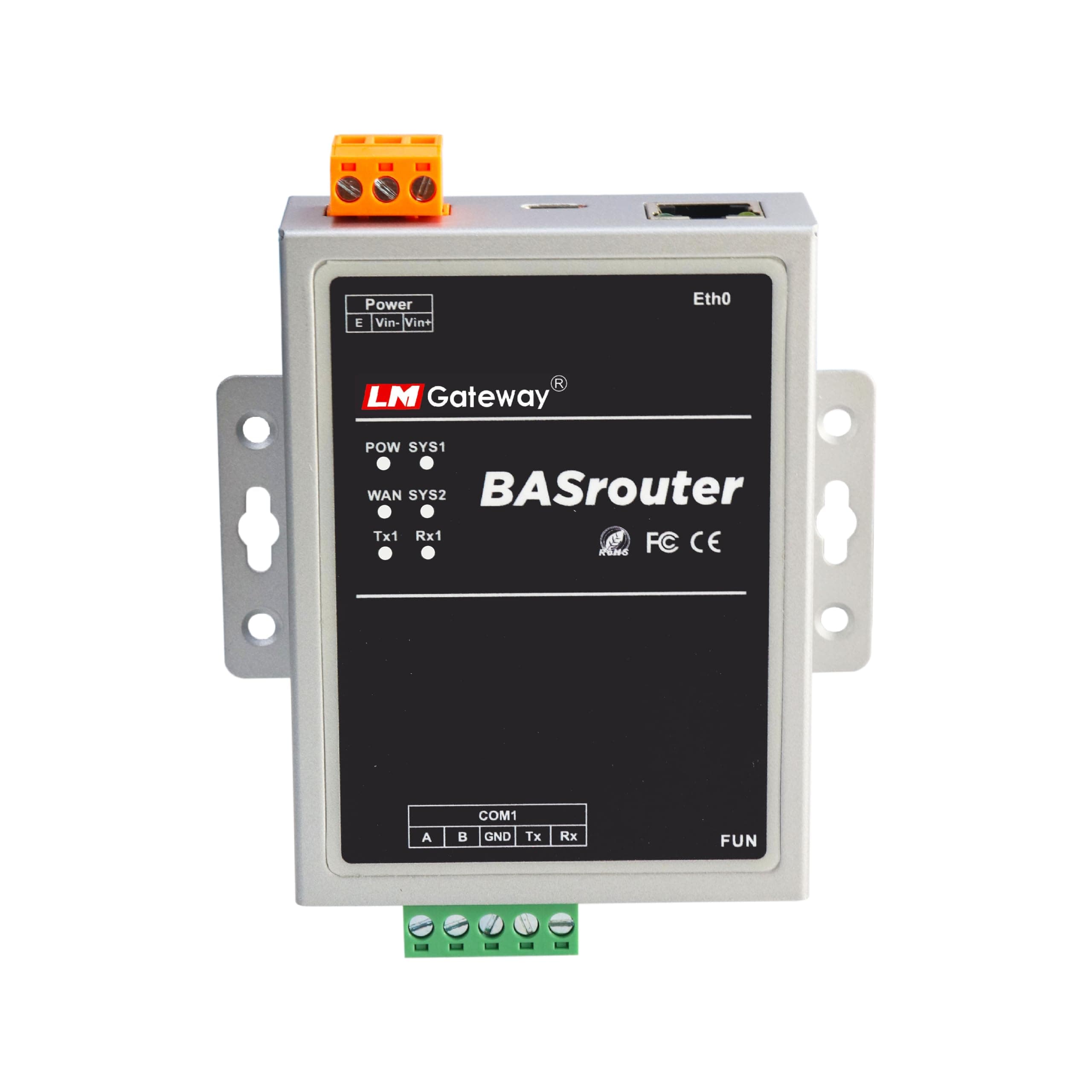 LM 101-B BACnet Router for Building Support, BACnet MS/TP to BACnet IP, 10/100 Ethernet with Auto-Negotiation and Auto-MDIX, Support for BBMD