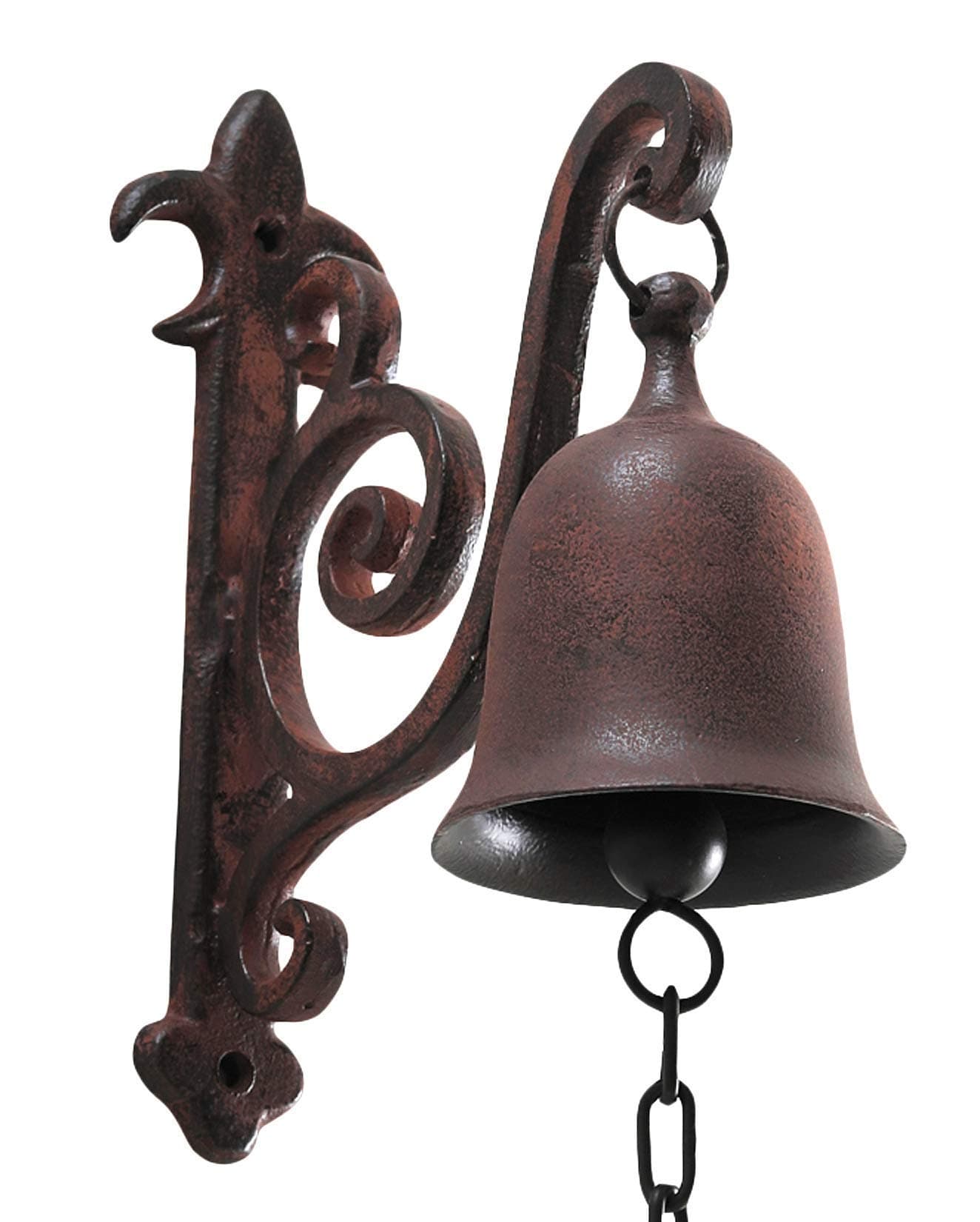 Cast Iron Dinner Bell with Rustic Finish
