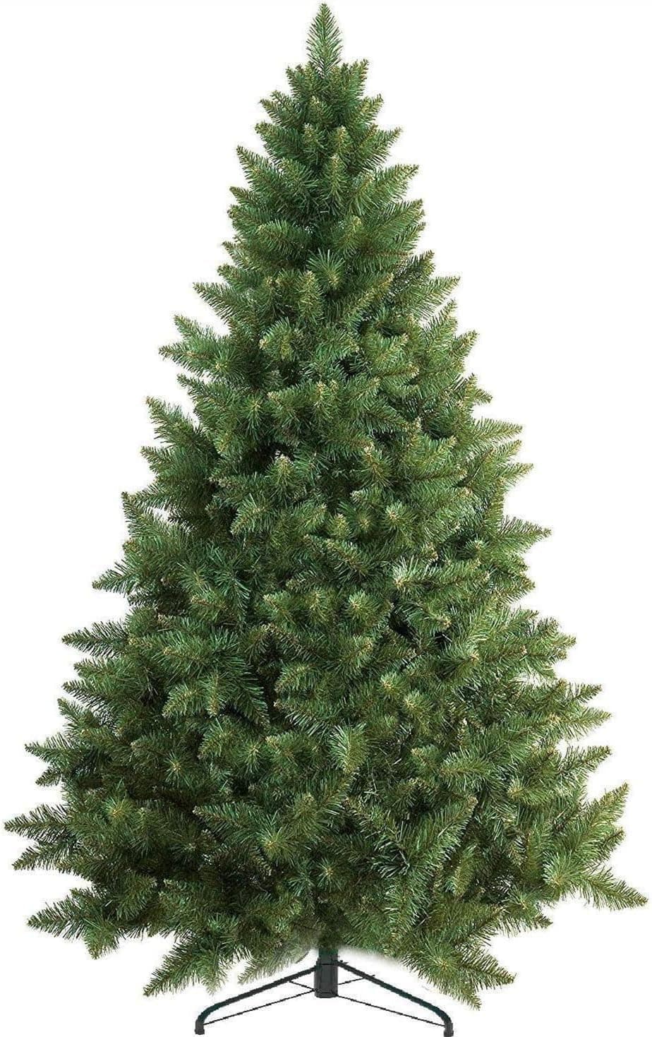 CocLux 700 Tips Artificial Christmas Tree Xmas Pine Tree with Solid Metal Legs, Green (1.8m)