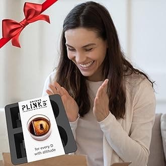 DrinksPlinks Letter M Ice Cube Mold - Custom Silicone Whiskey Ice Cubes Mold – Personalized Monogram M Large Tray for Cocktails & Initials Drinks - Big Bourbon Ice Cube Molds - Fun Customized Gifts