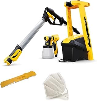 Universal Sprayer W 950 FLEXiO - Electric Paint Sprayer for dispersion/latex paints, varnishes & glazes - interior usage, covers 15 m² - 5 min, 800 ml capacity, 630 W, 3.5 m hose