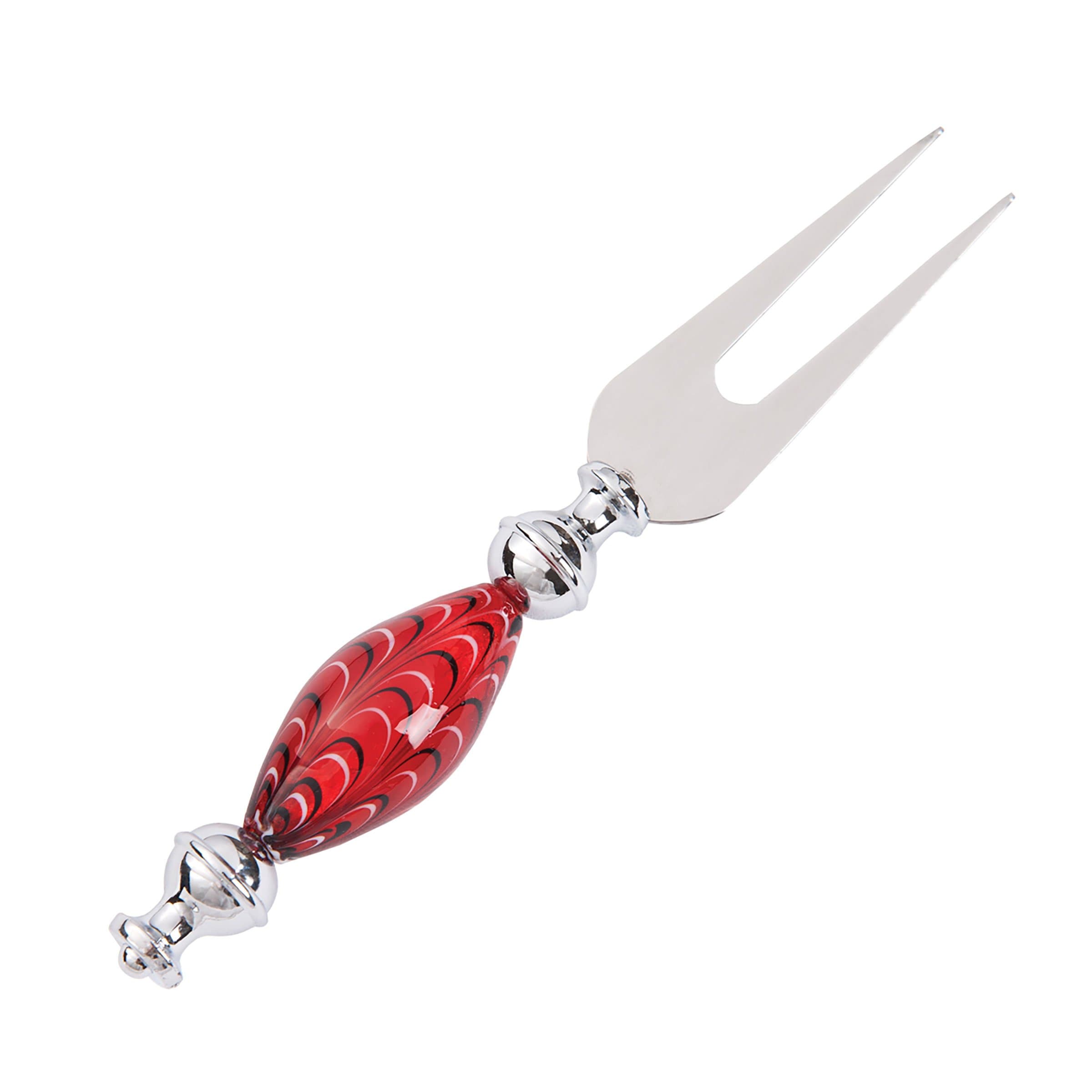 C&F Home Red Cheese Fork Red