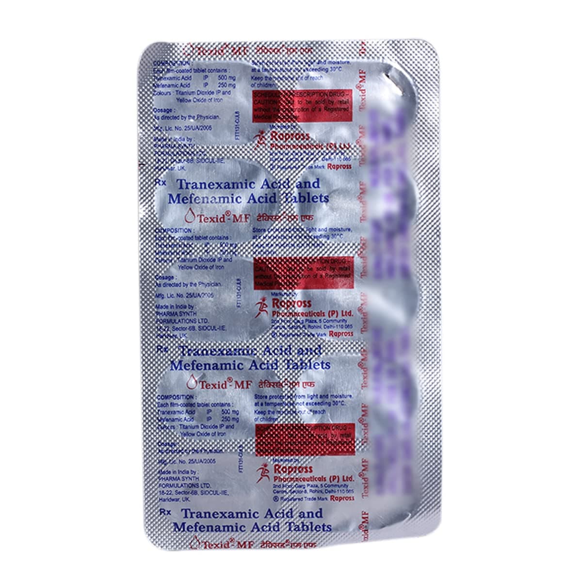 Texid Mf - Strip of 10 Tablets