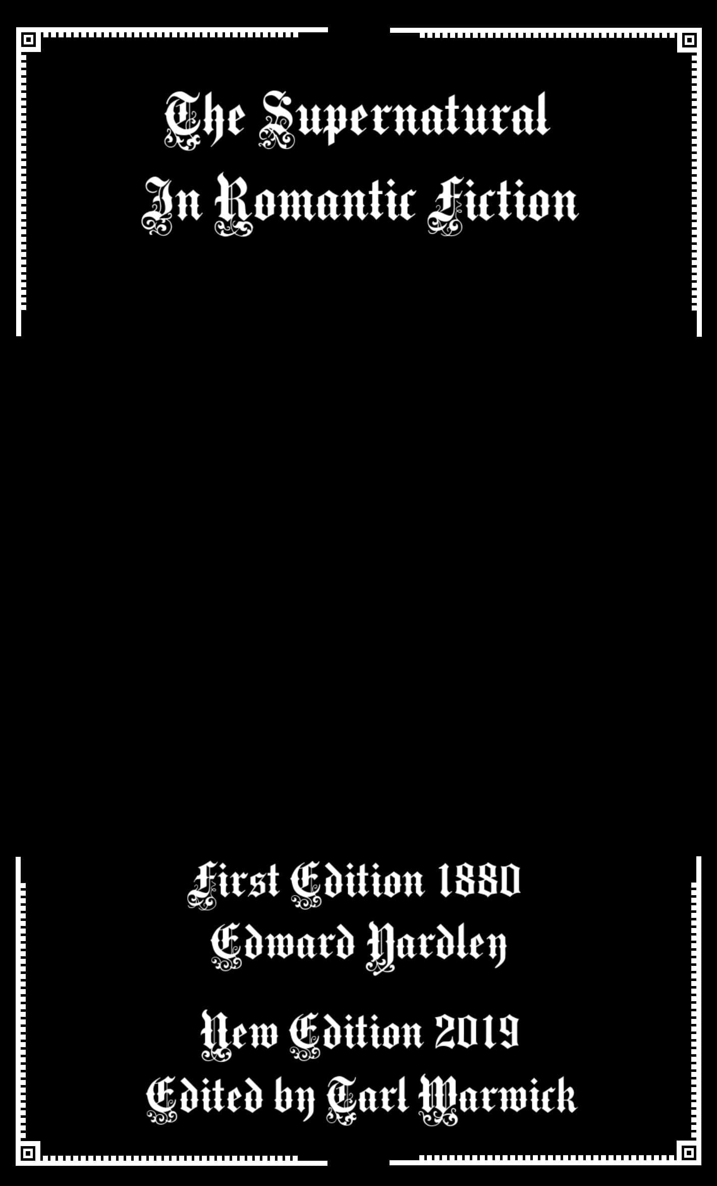 The Supernatural In Romantic Fiction