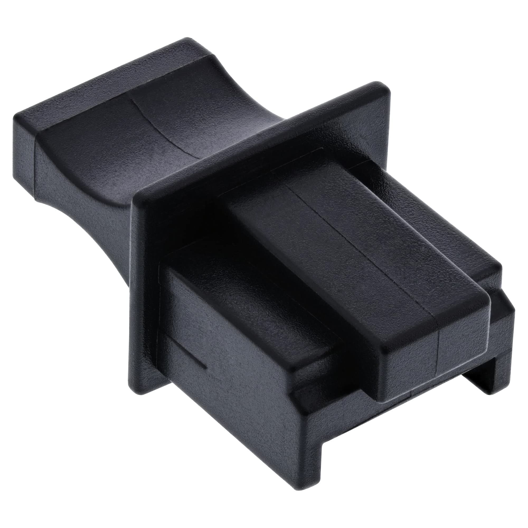 59942E Pack of 100 Dust Covers for RJ45 Socket Black