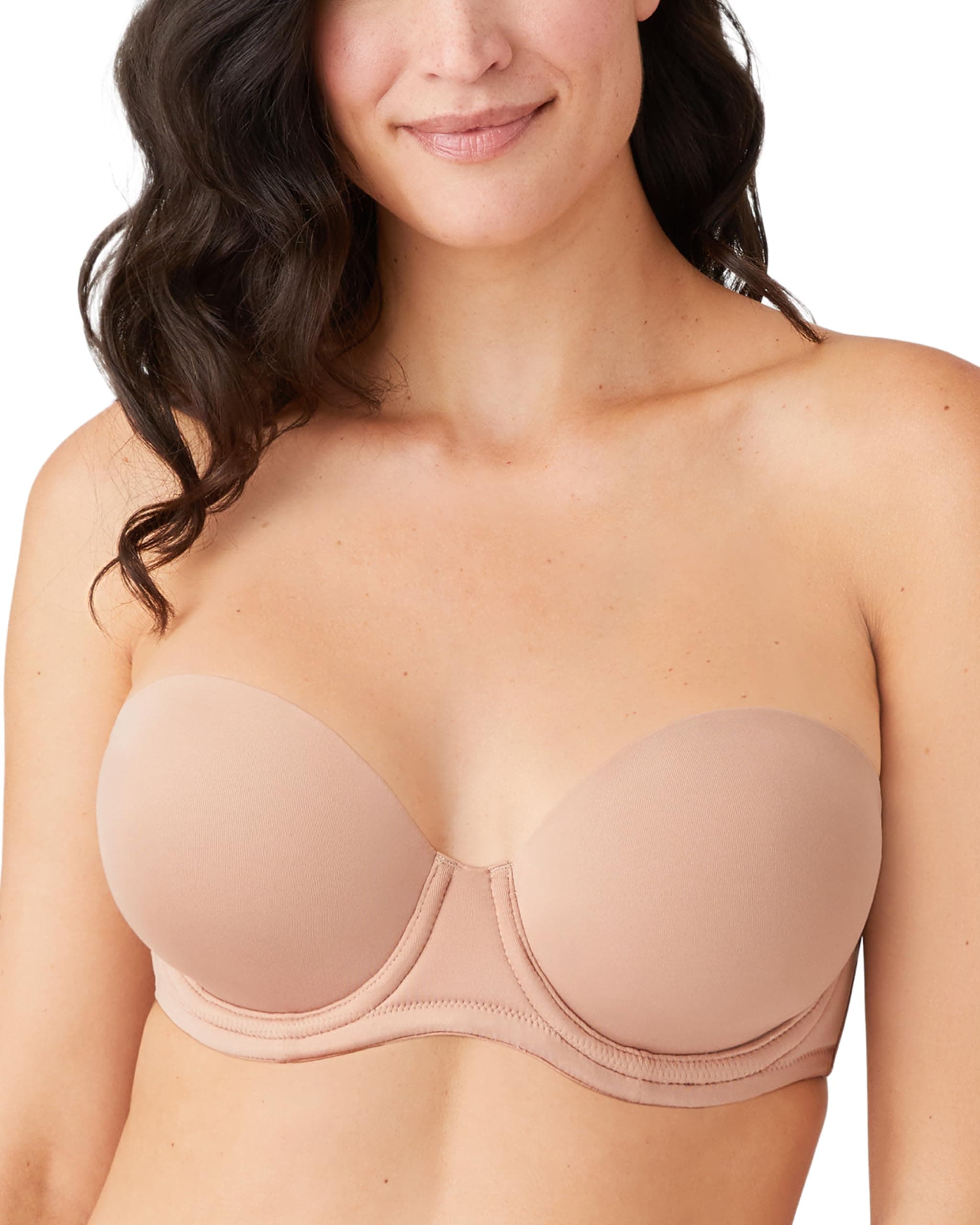 Wacoal Women's Red Carpet Lightly Padded Full Coverage Underwire Strapless Bra, 854119 Full Coverage Bra (Pack of 1)