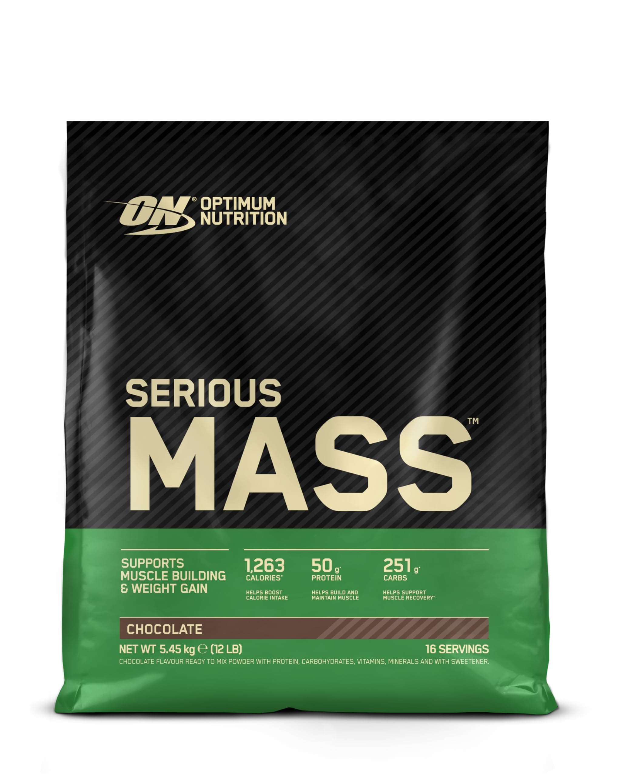 Optimum Nutrition Serious Mass Vanilla, 12 Lbs.