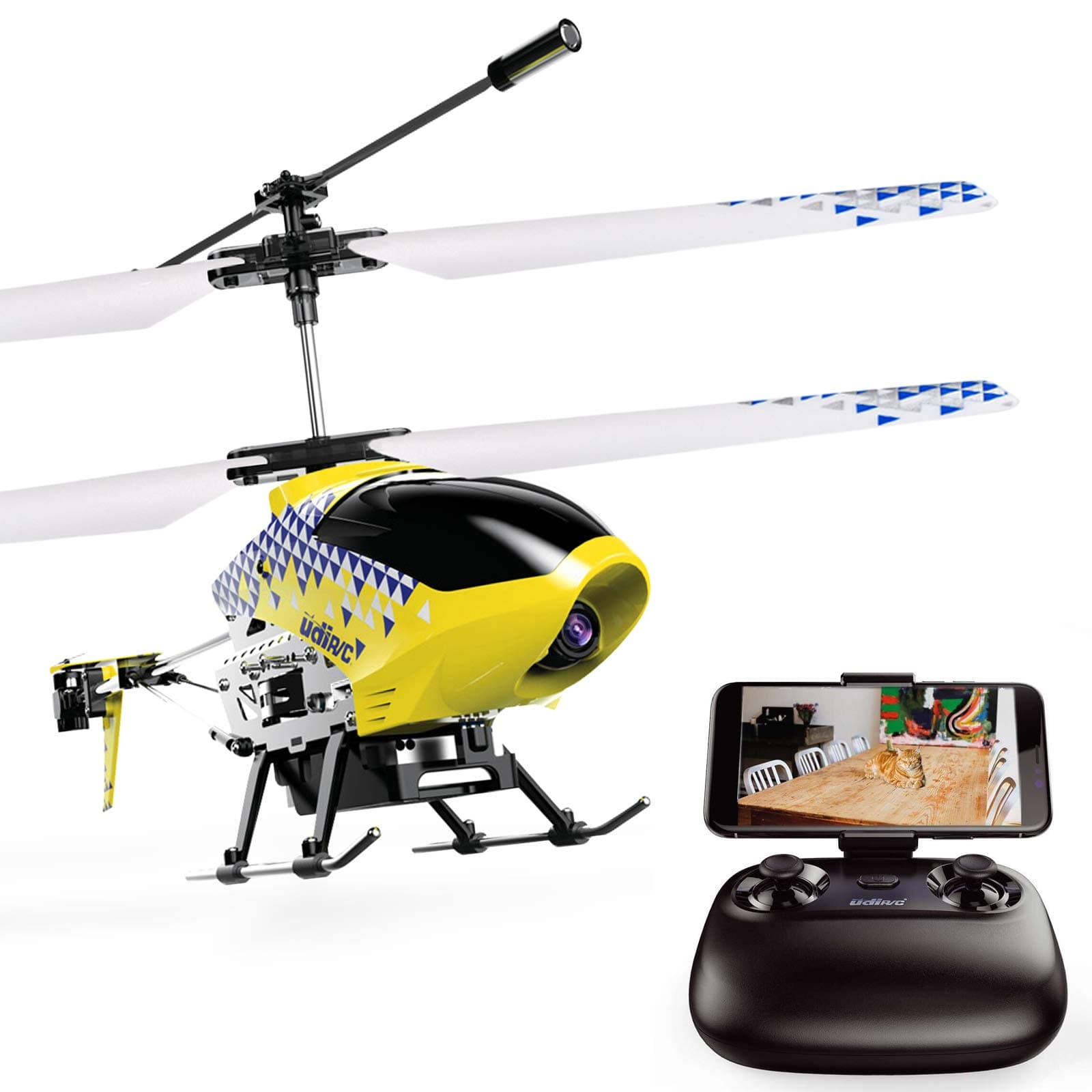 U12S Mini RC Helicopter with Camera Remote Control Helicopter for Kids and Adults