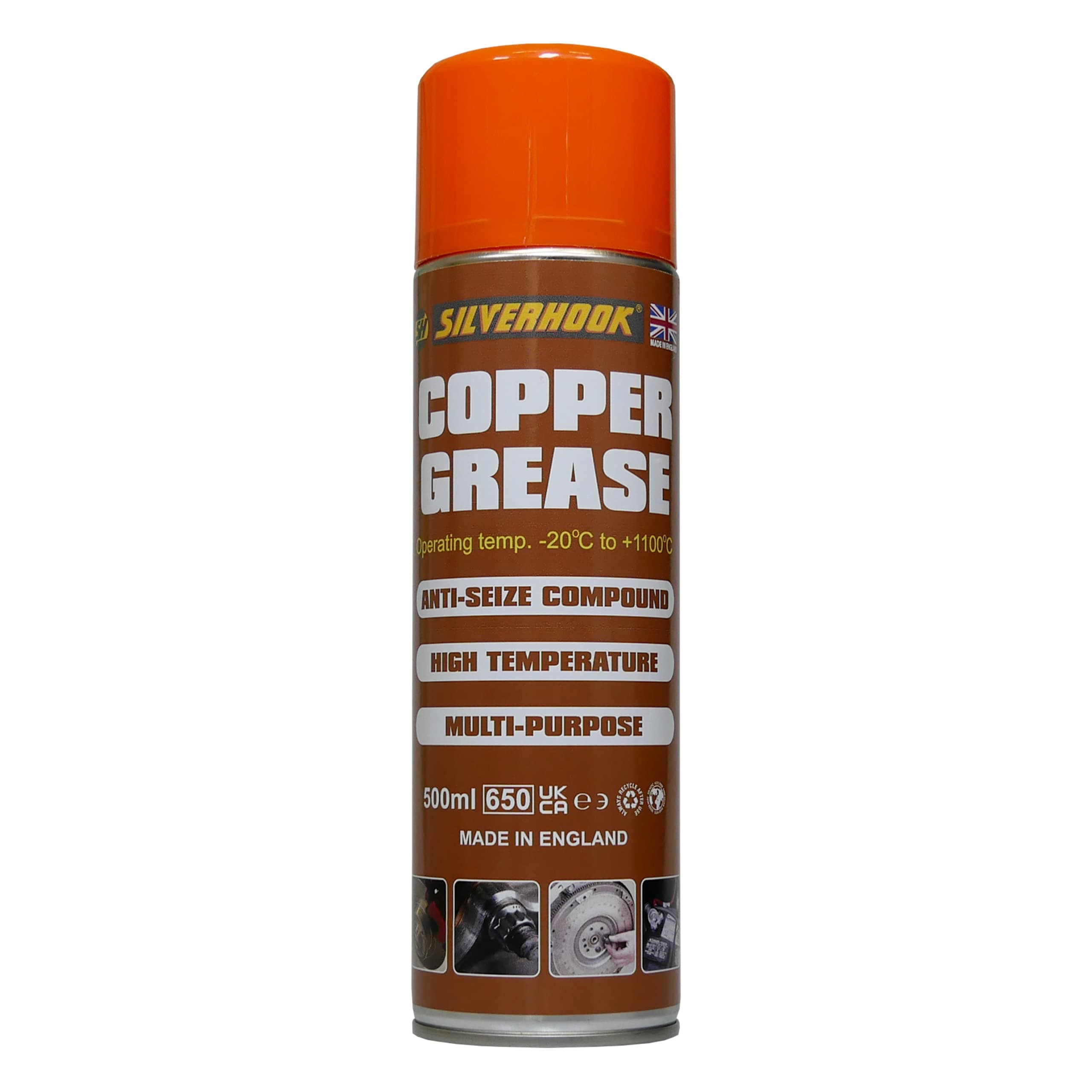 Silverhook Spray Grease Copper 500ml