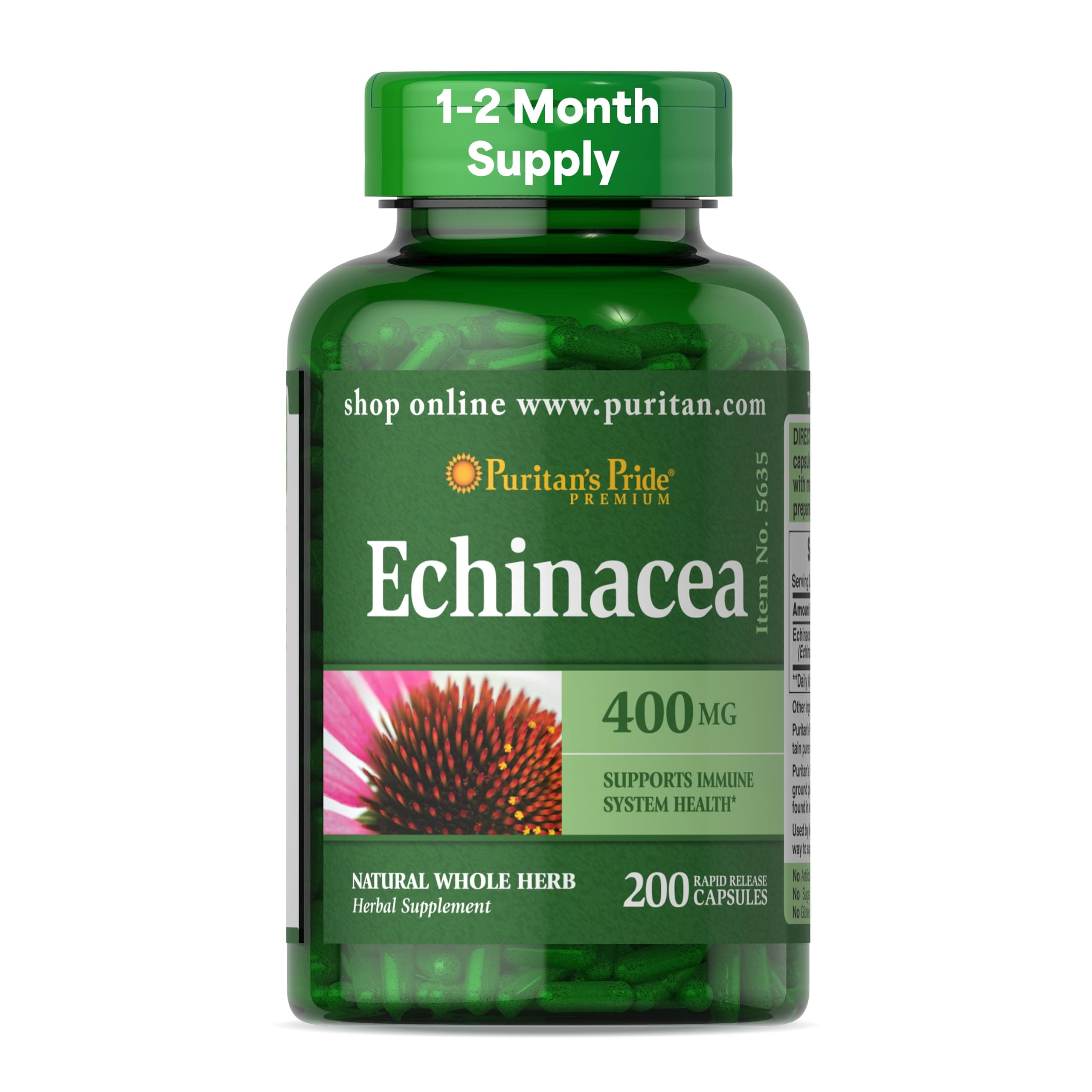 Puritans Pride Echinacea 400 mg-200 Capsules