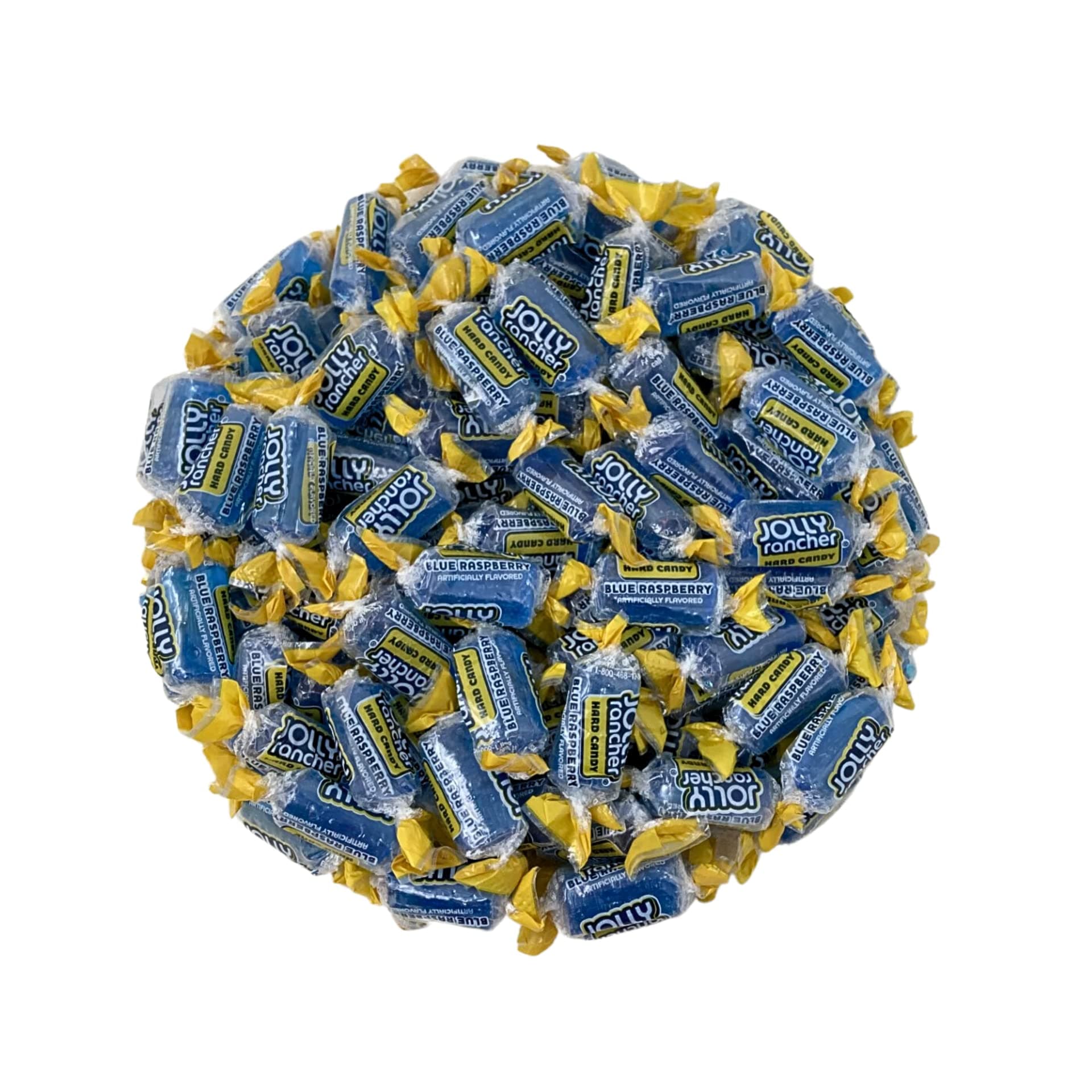 Jolly Ranchers Hard Candy 1.5lbs- All Blue Raspberry Individually Wrapped Delicious Fresh Candy 1.5, 24oz (Packaging Might Vary)
