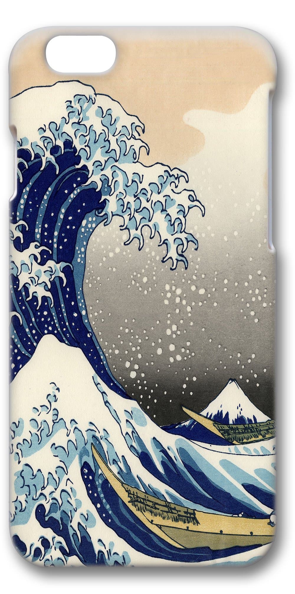 iPhone 6 Case, CUSTSIGNER 3D Surrounded Print Series Polycarbonate Scratch-Resistant Perfect Fit Anti-Slip Good Grip Case For iPhone 6 4.7 Matte Feel Surface With Design Great Wave Off Kanagawa