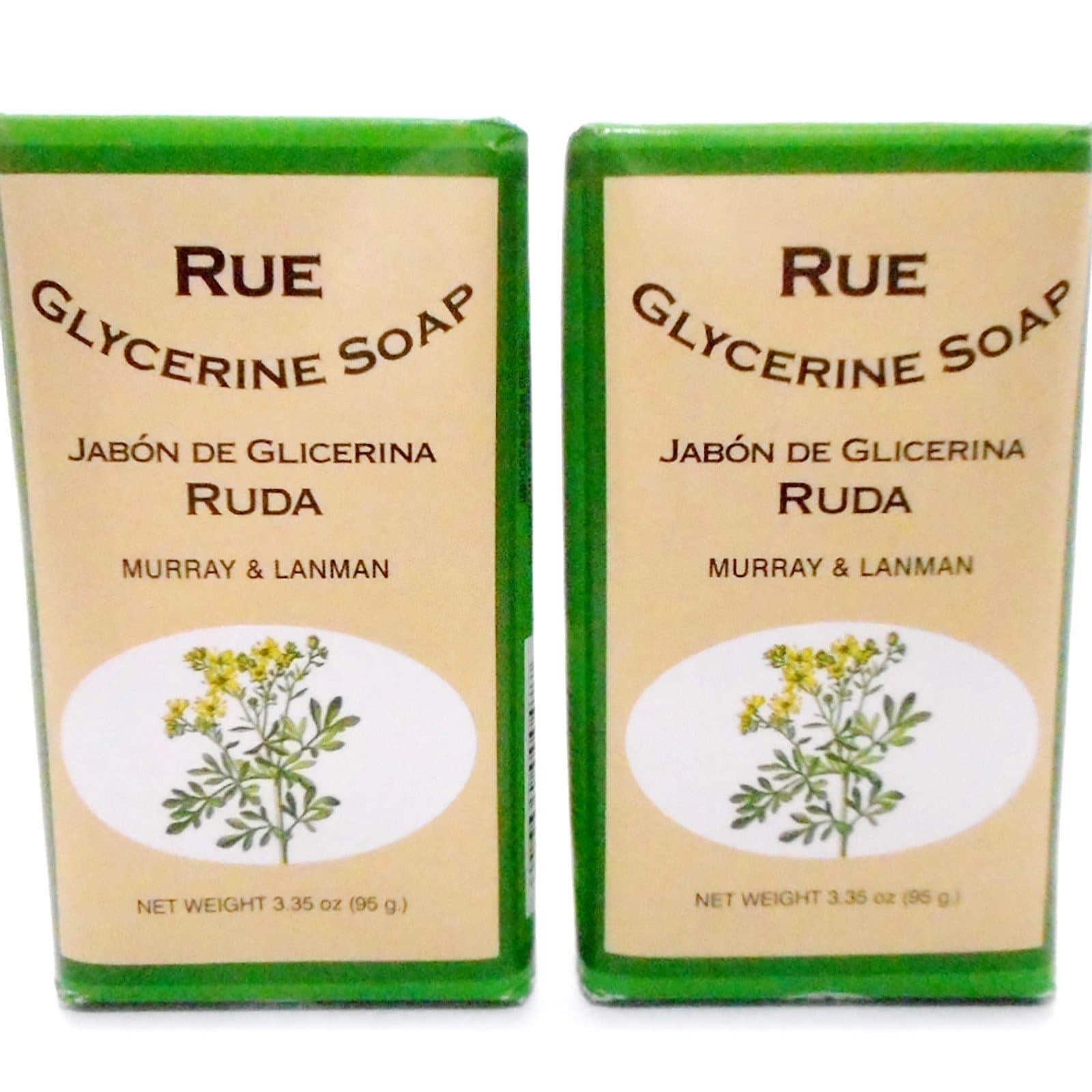 Murray & Lanman M L Rue (Ruda) Soap Set of 2 with in the U.s. and It's Territories!