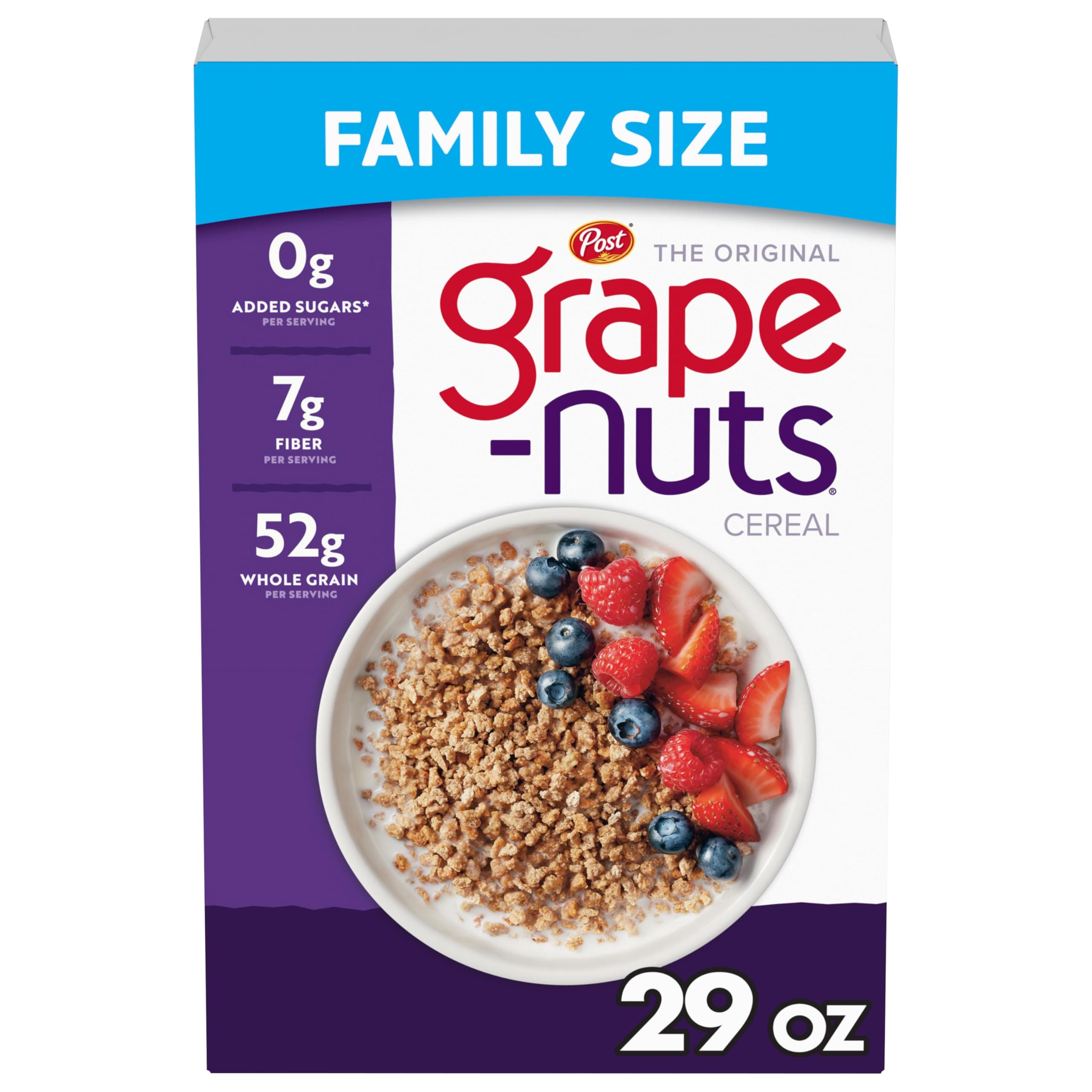 Post Grape-Nuts Non GMO Breakfast Cereal, 29 Ounce (Pack of 10)