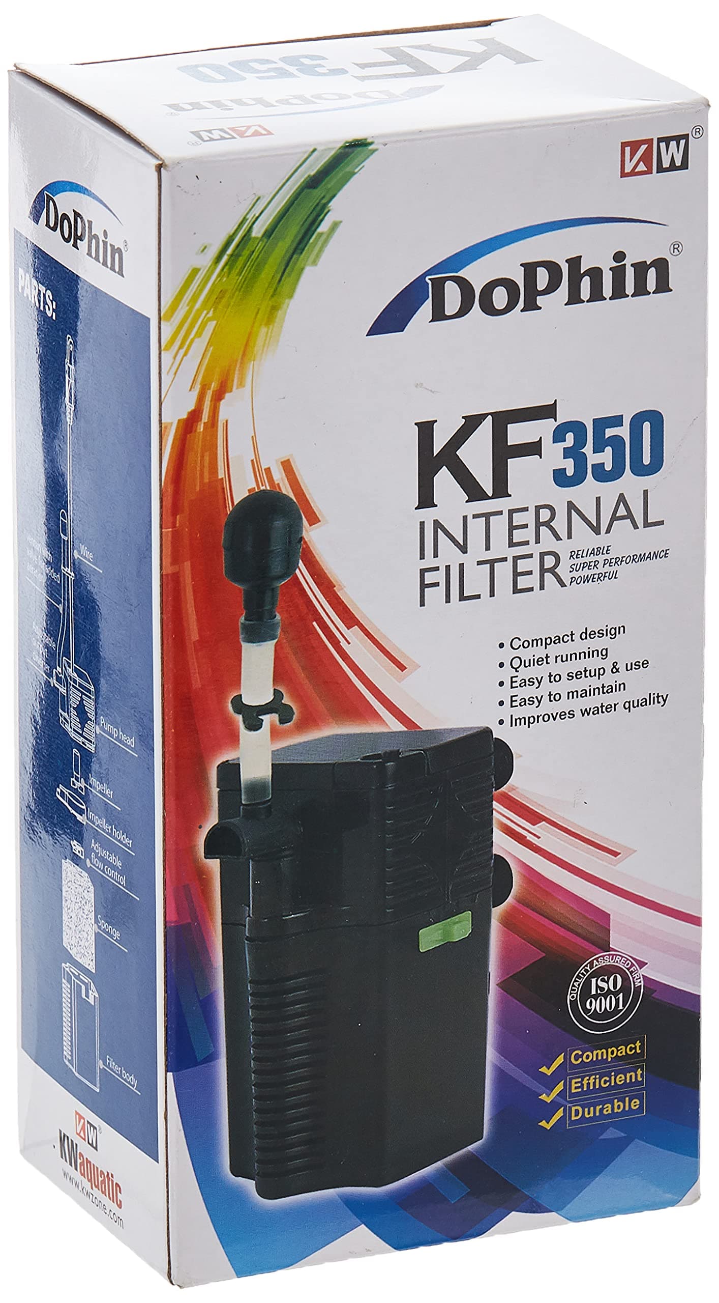 Internal Filter Kf-350 ,Compact Aquarium Filter ,280Lh