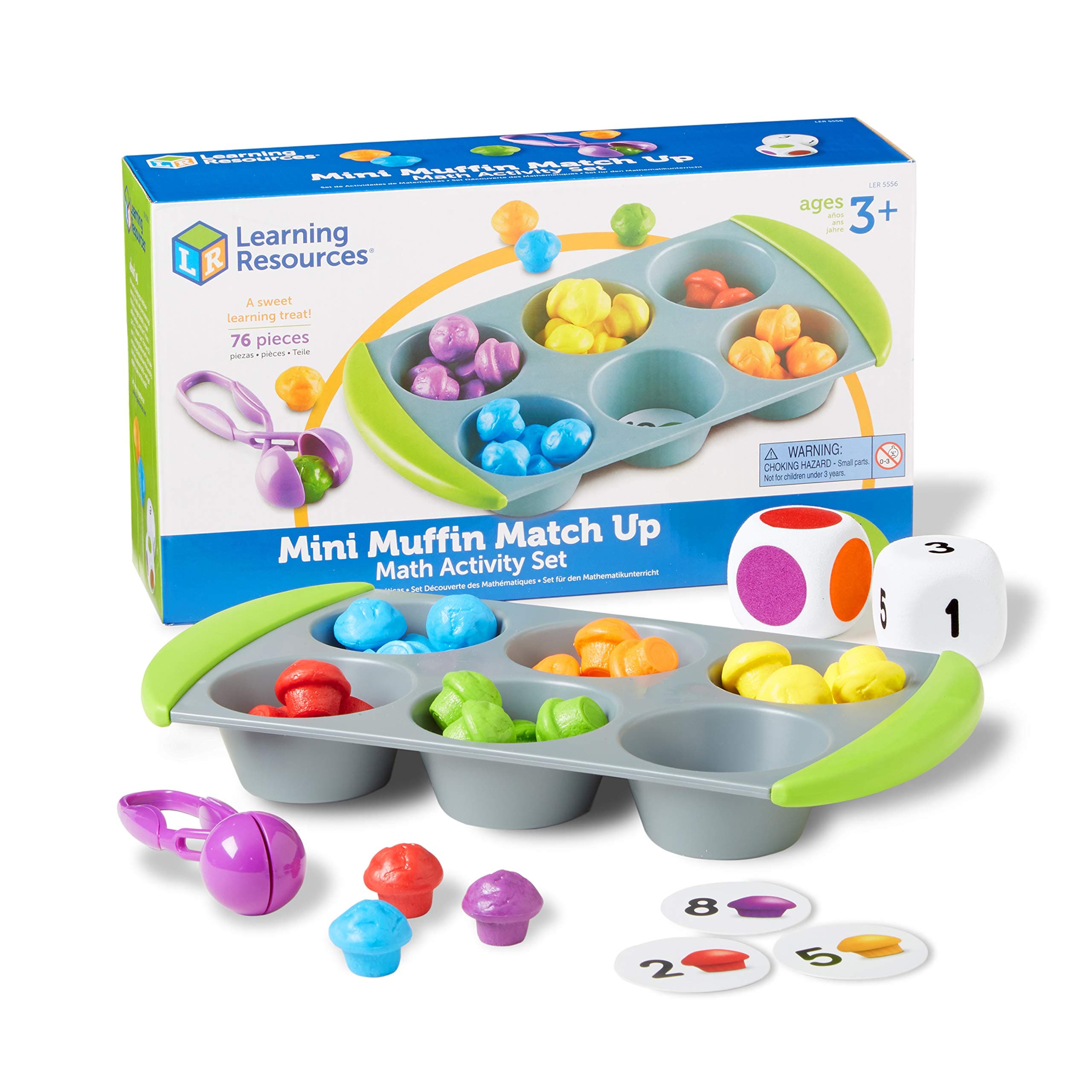 Mini Muffin Match Math Activity Set