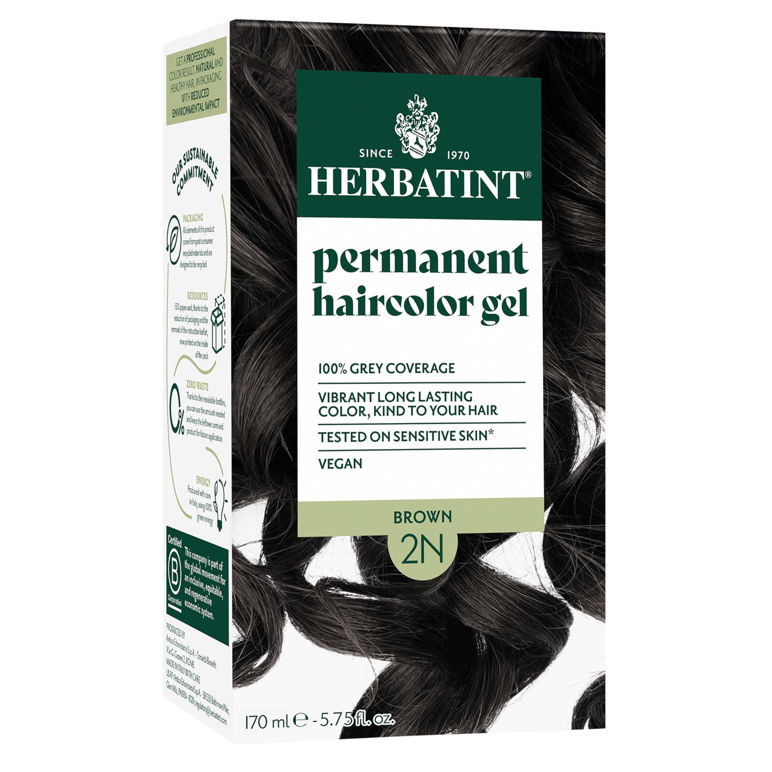 Permanent Hair Color 2N BROWN AD