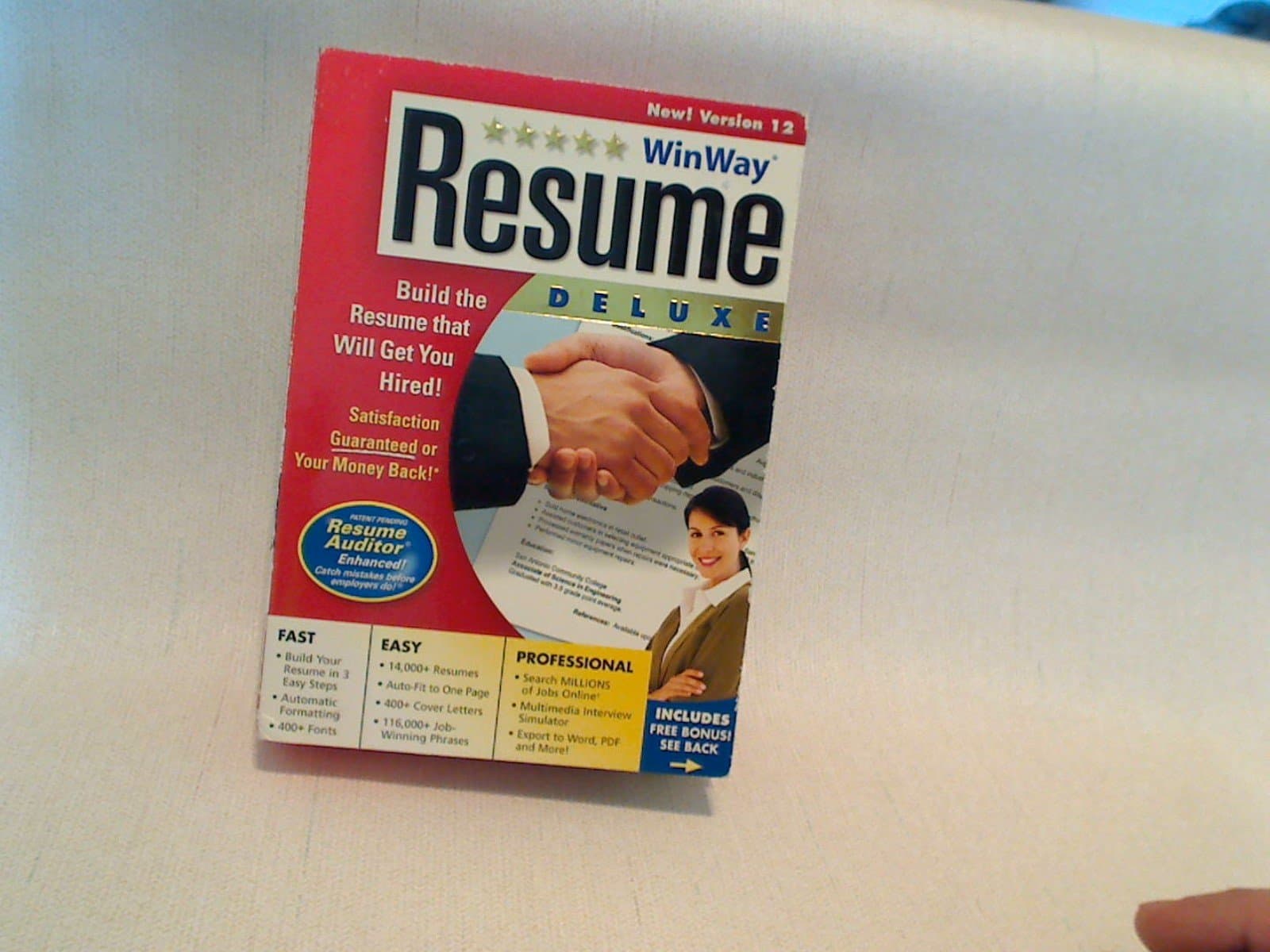 Winway Resume Deluxe 12