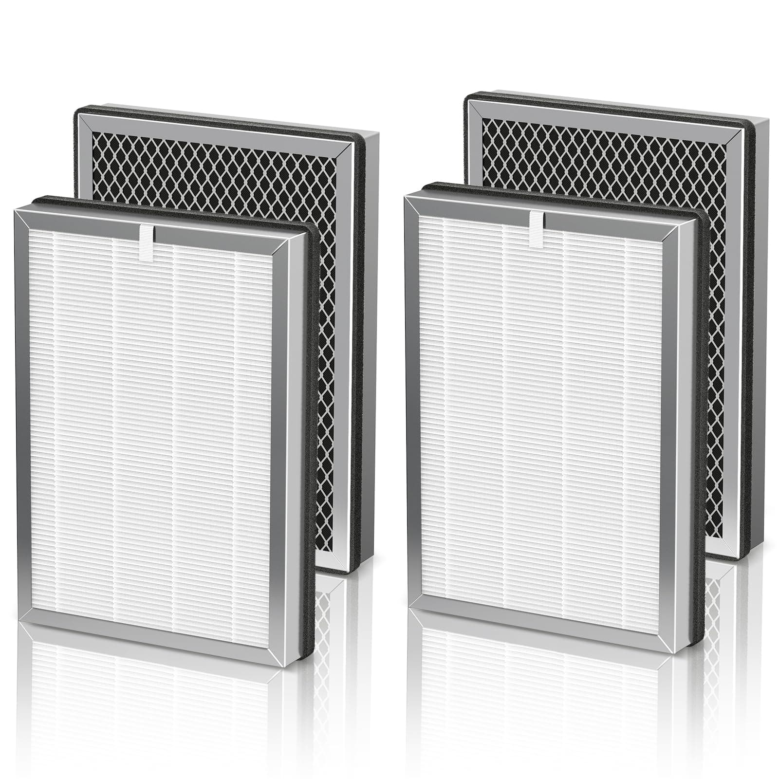 25 Replacement Filter for 25 Air Purifier S1/W1/B1, 3-in-1 H13 True HEPA Activated Carbon Filter