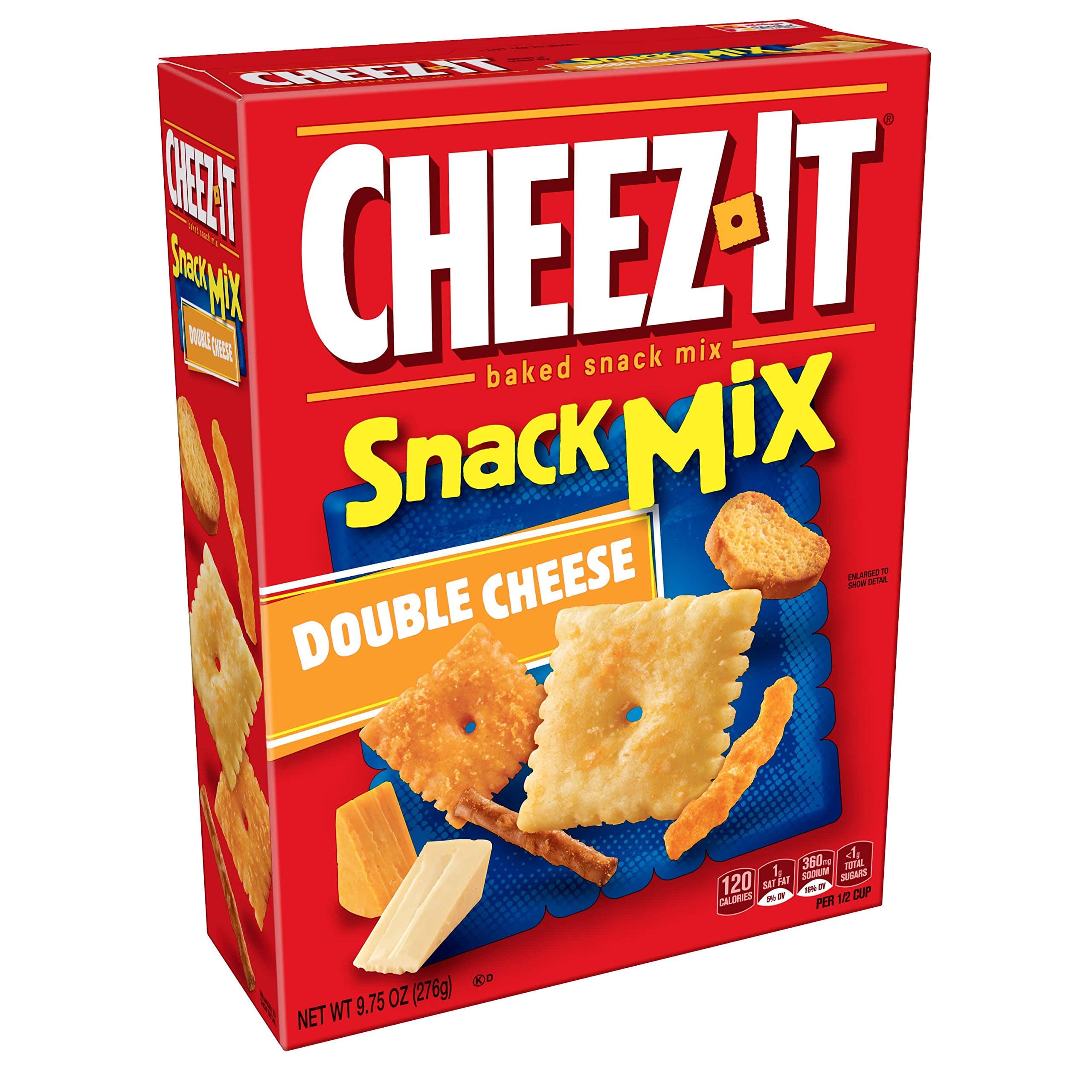 Variety Pack, Original and White Cheddar Cheese Crackers, Keebler Fudge Stripes Minis Cookies, Pringles Original Potato Crisps Chips, Rice Krispies Treats Original, 9.75 Ounce