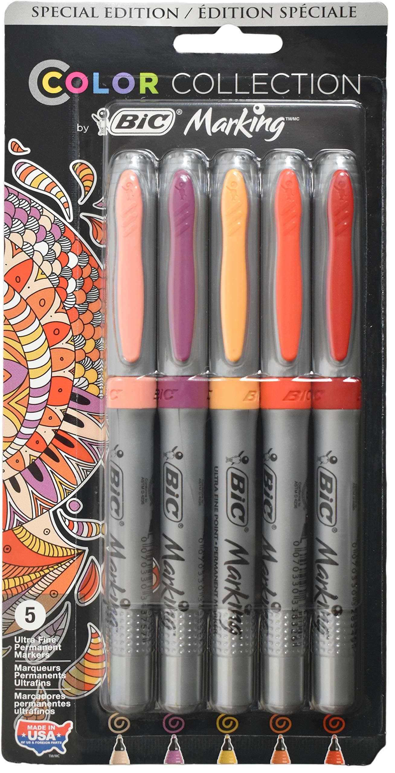 Special Edition Bic Marking Ultra Fine Permanent Markers