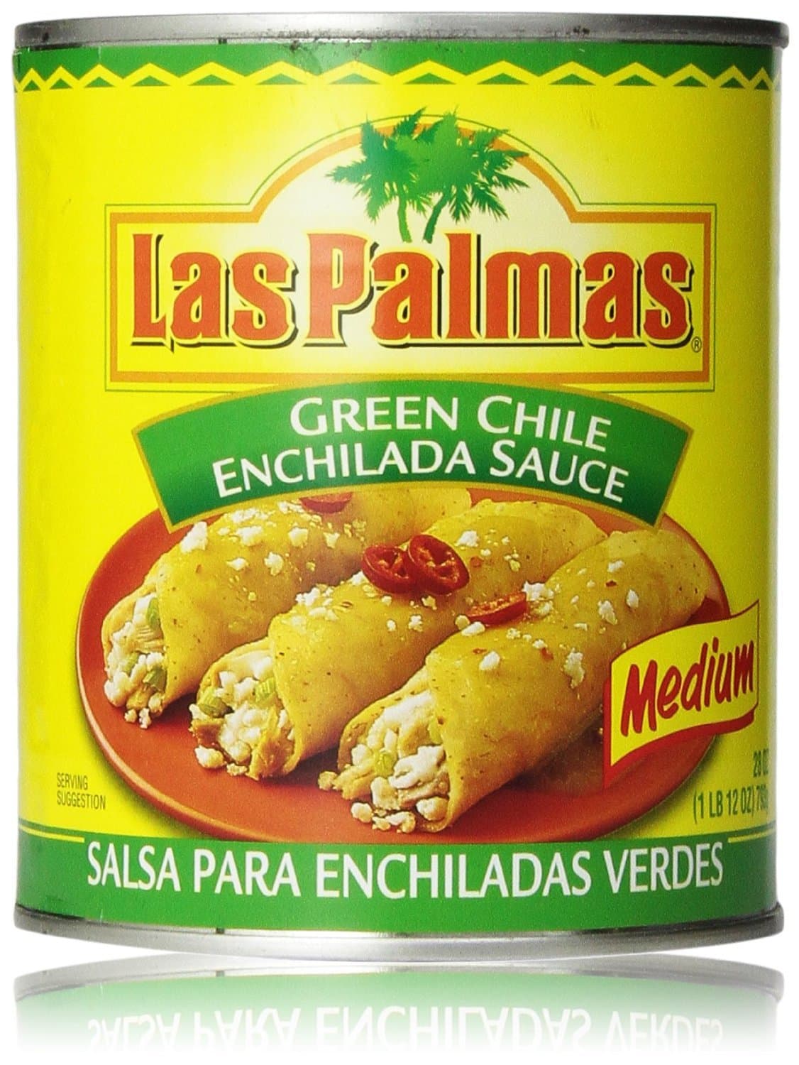 Las Palmas Green Chile Enchilada Sauce, Medium 10 Oz (Pack of 6)