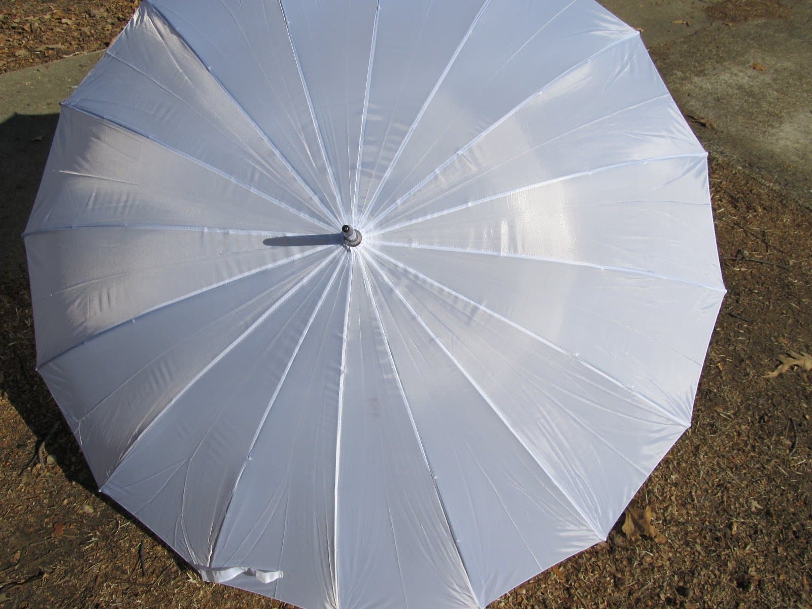 Wedding Umbrella White 16 Panel 60" Factory 2nd