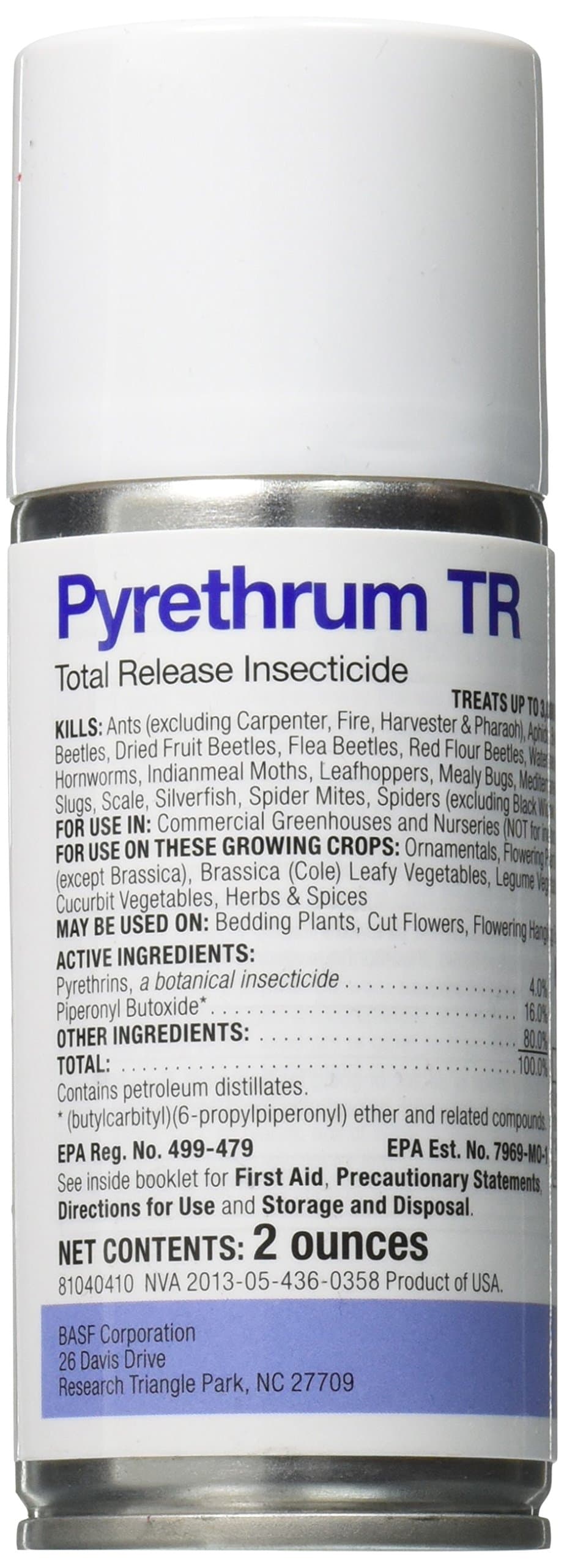Pyrethrum TR Total Release Fogger - Botanical Insecticide - 6000 Sq Ft Coverage - Greenhouse Pest Control