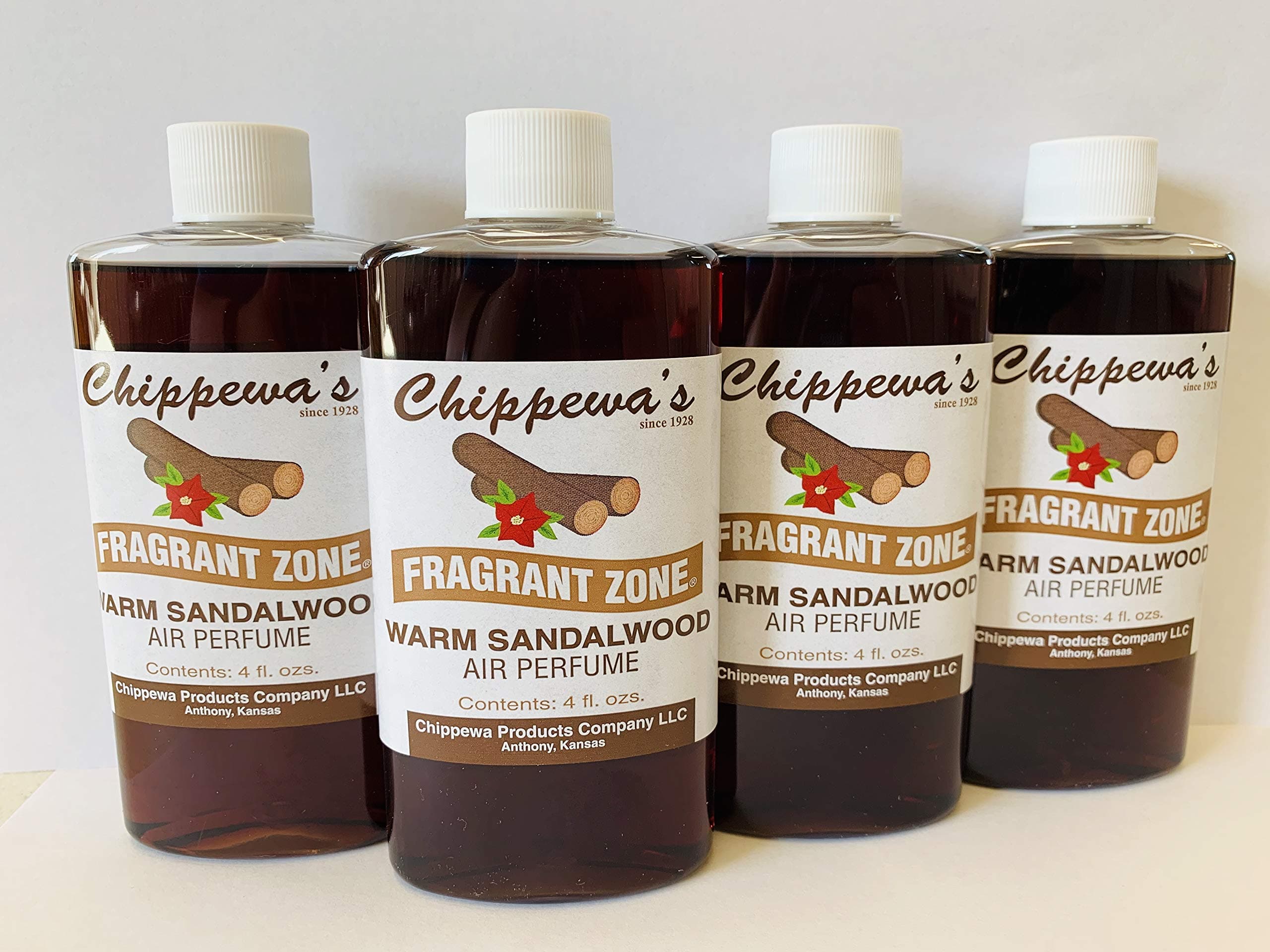 FRAGRANT ZONEWarm Sandalwood 4 Pack