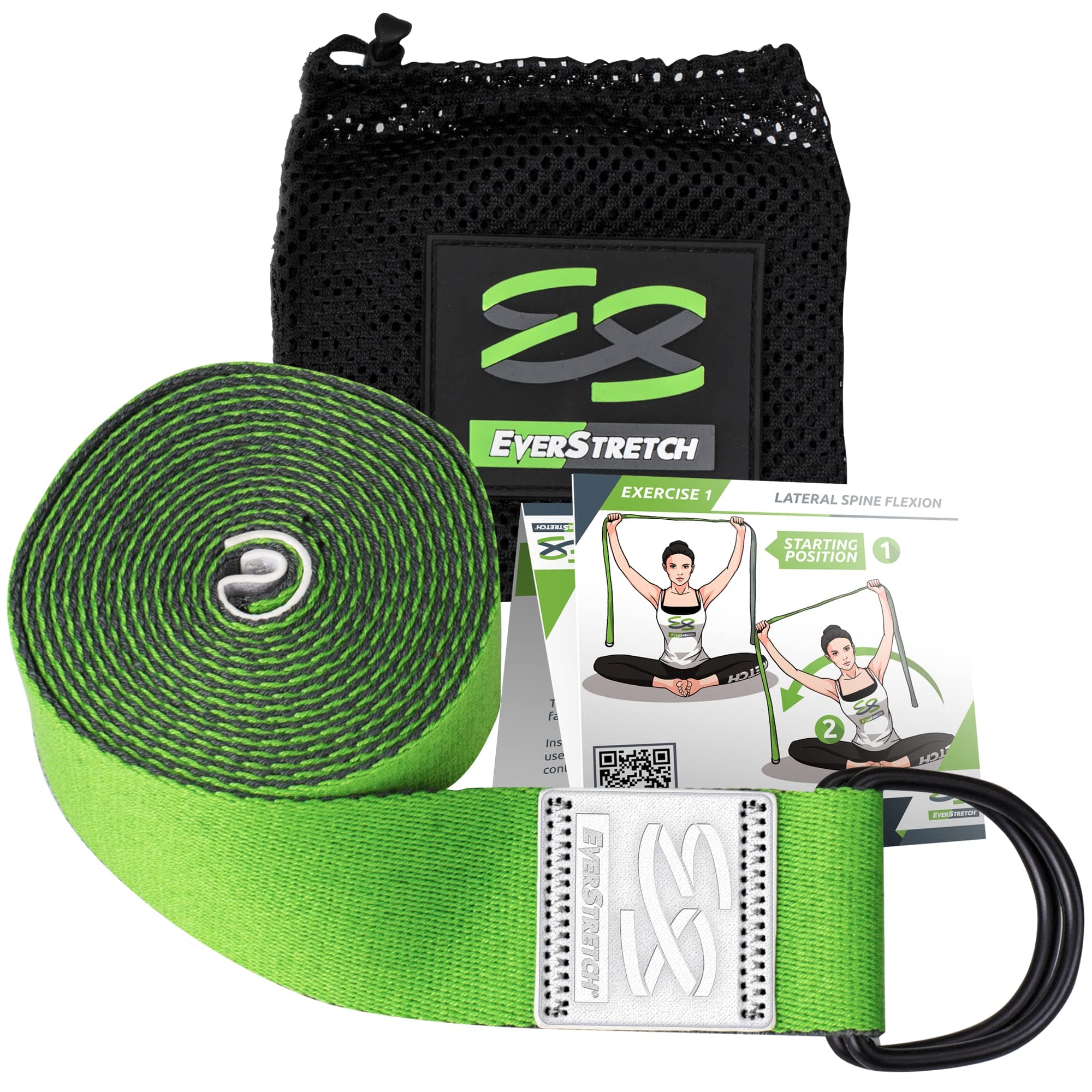 Yoga Strap by EverStretch: premium yoga belt for stretching