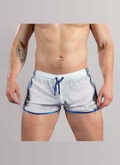 Generisch Men's Sports Shorts, Men's 3 Inch Gym Trousers, Short Mesh, Breathable Bodybuilding Shorts, Fitness Training Activewear Shorts, Running Shorts for Workout, Bodybuilding, Gym, Sports, Leisure