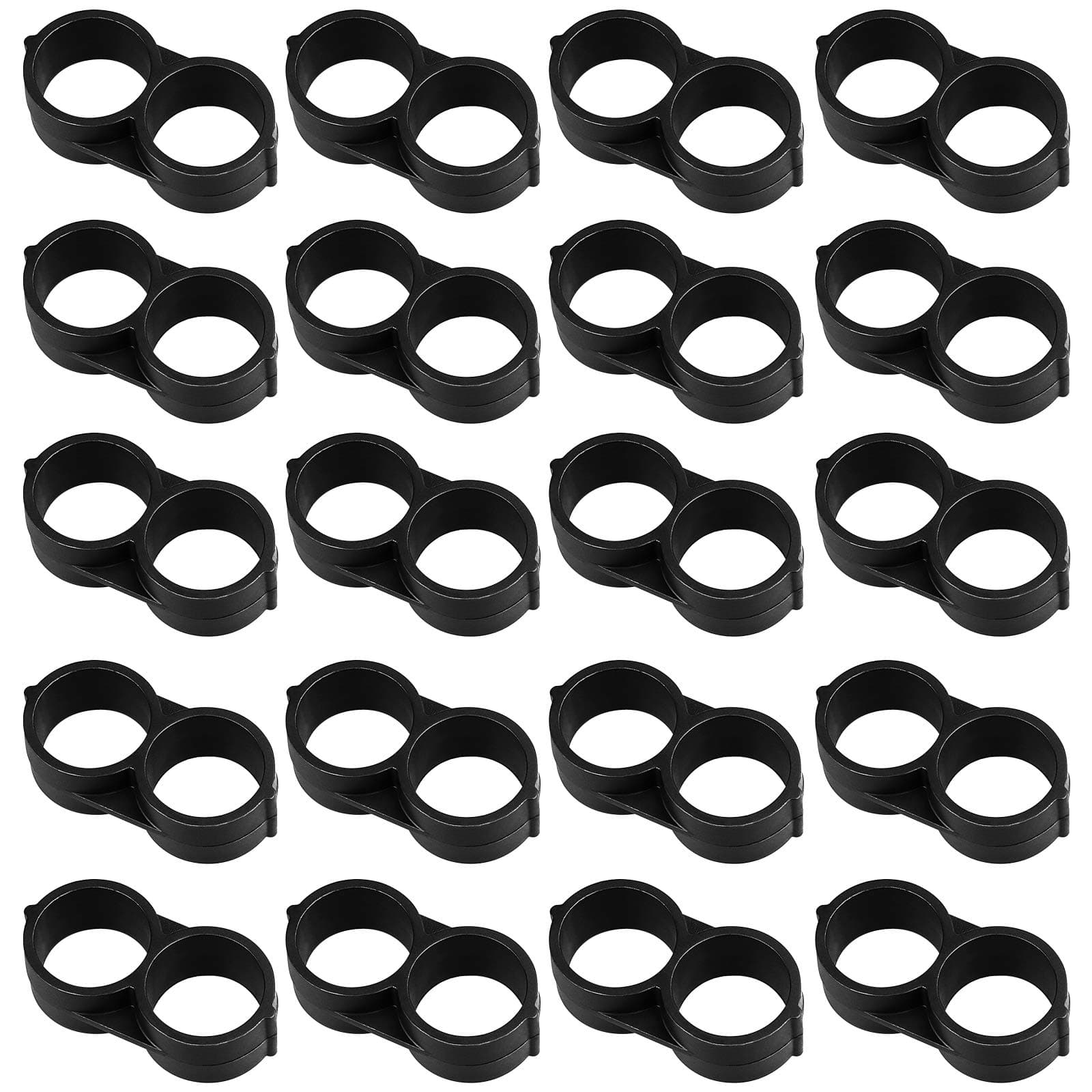 20 Pack Drip Irrigation 1/2" Drip Tubing End Closure Stop End Cap Plugs Fitting Kit 17mm for Garden Greenhouse Patio and Lawn Agricultural Watering Applications