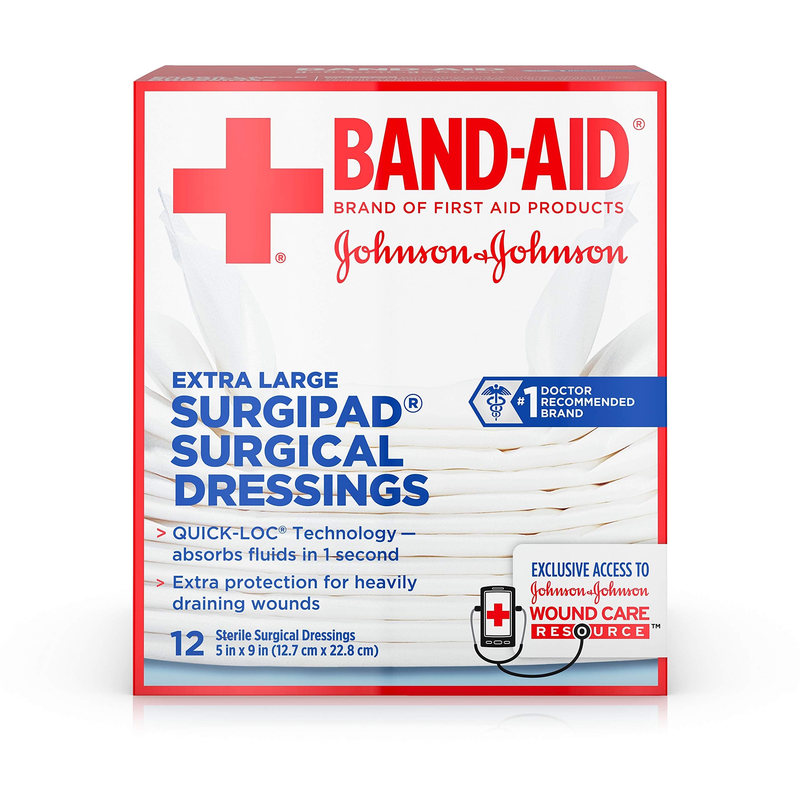 Band Aid Extra Large Surgipad Surgical Dressing