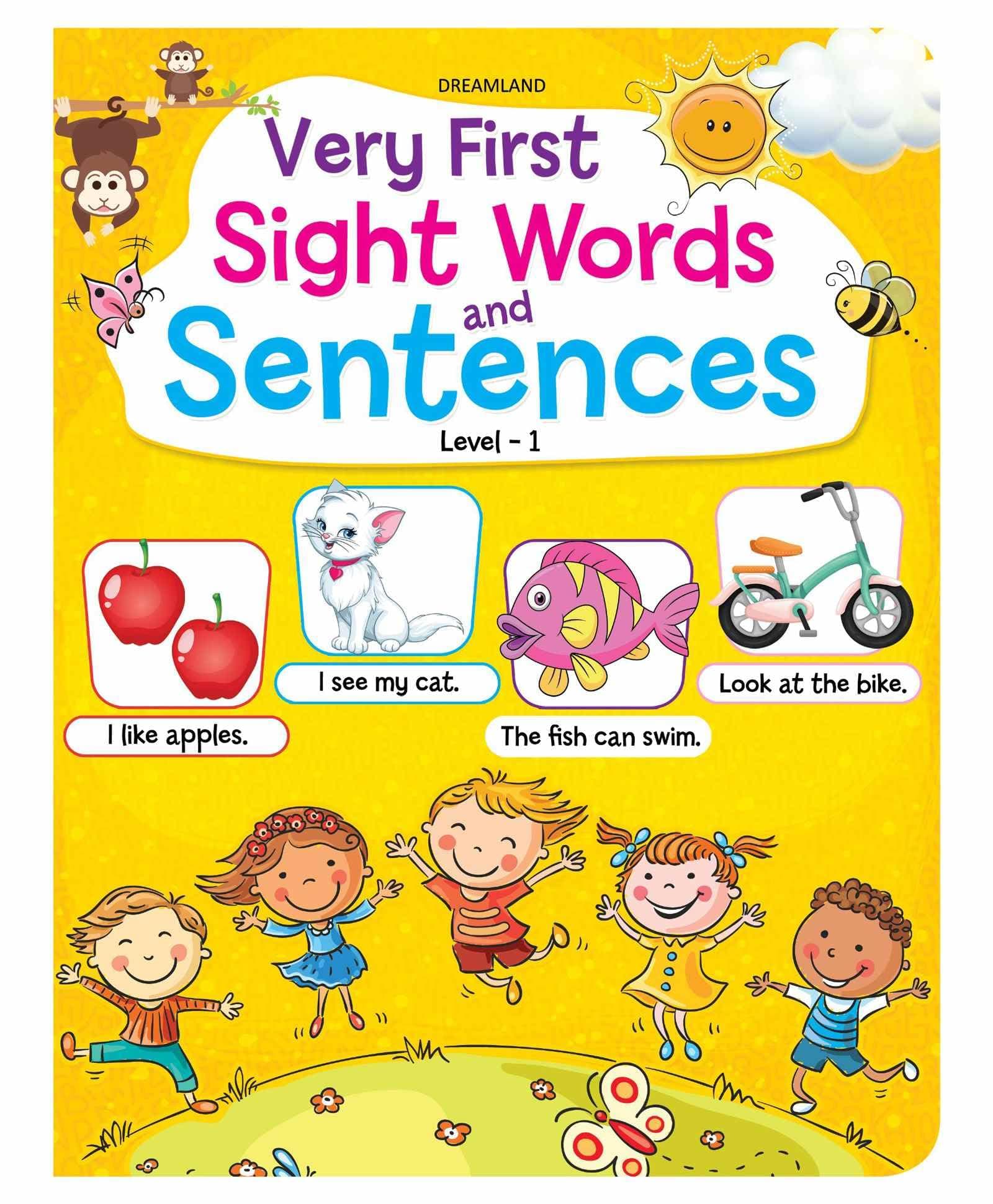 Very First Sight Words Sentences Level 1