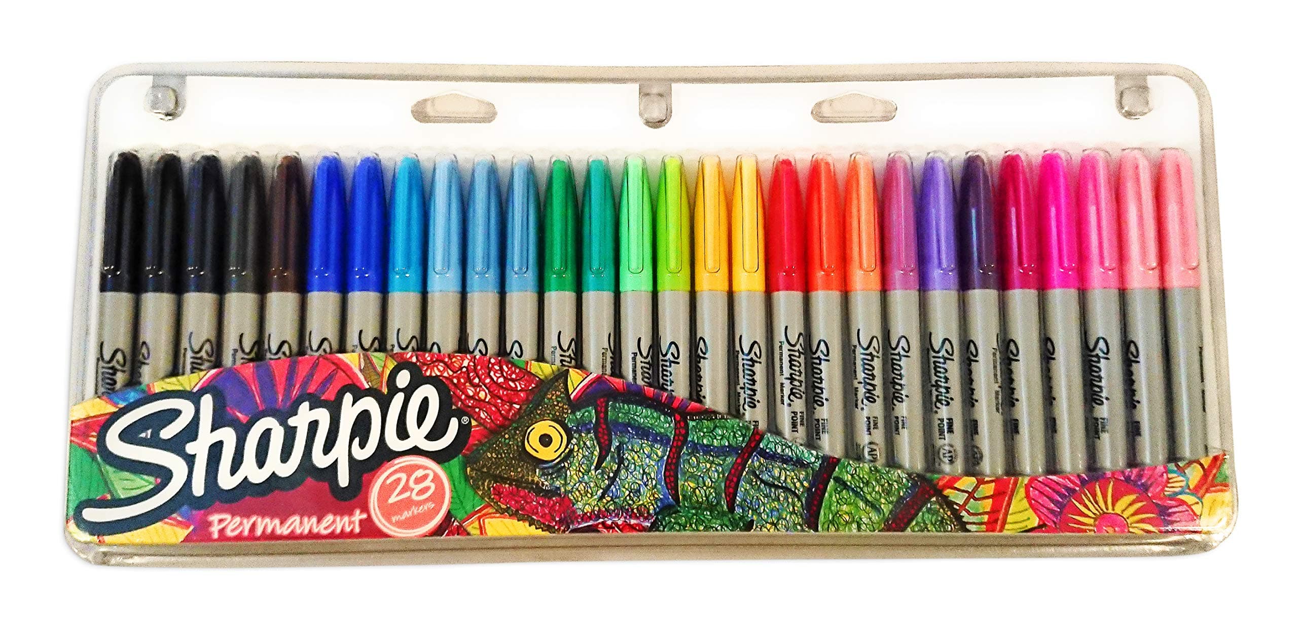 Sharpie 28 Pack Fine Permanent Markers. Limited Edition Set