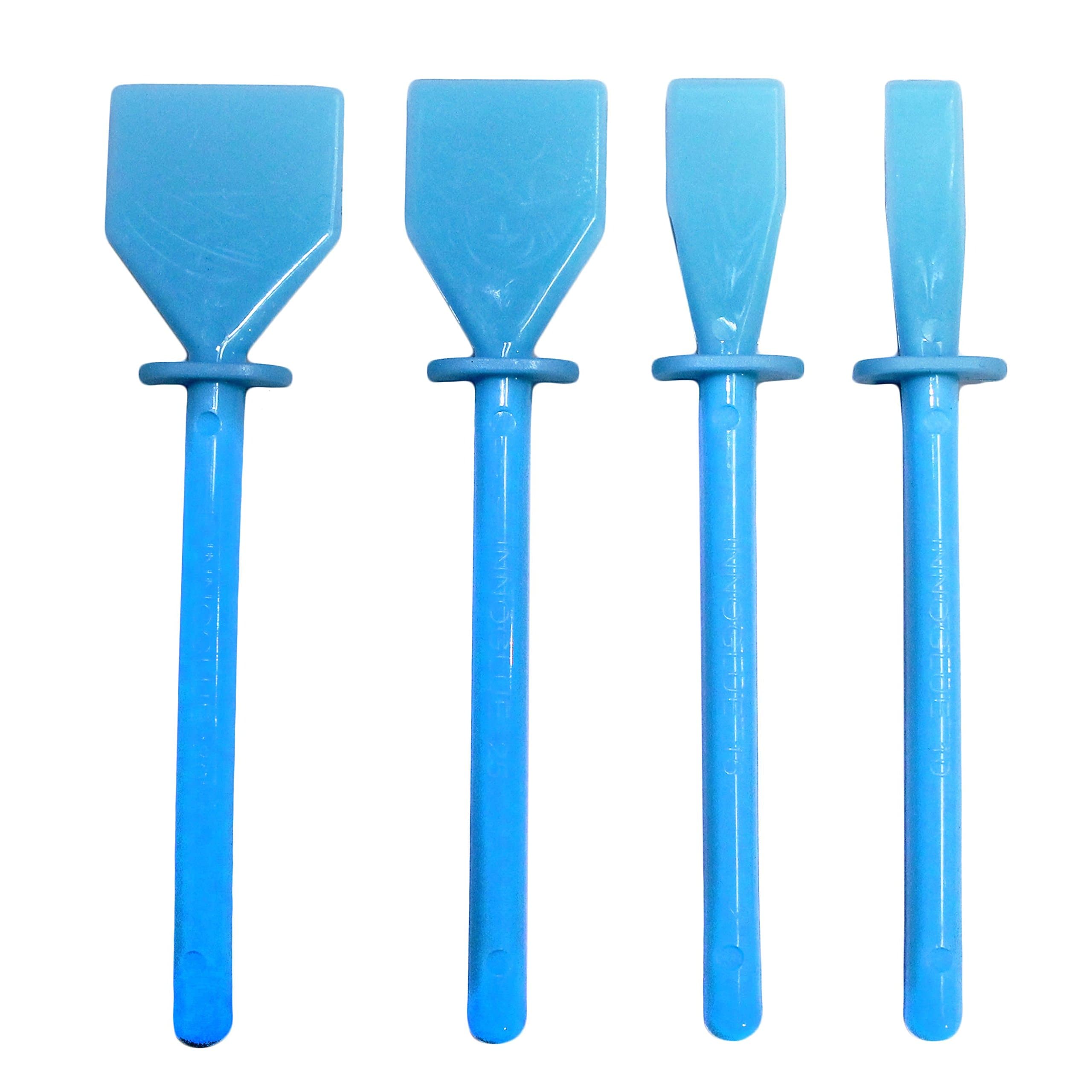 Plastic Glue Spreader Tool, Goo Spreader, Adhesive Spreader, Paste Spreaders with 10 mm,15 mm,25 mm,30 mm sizes, Colors may vary