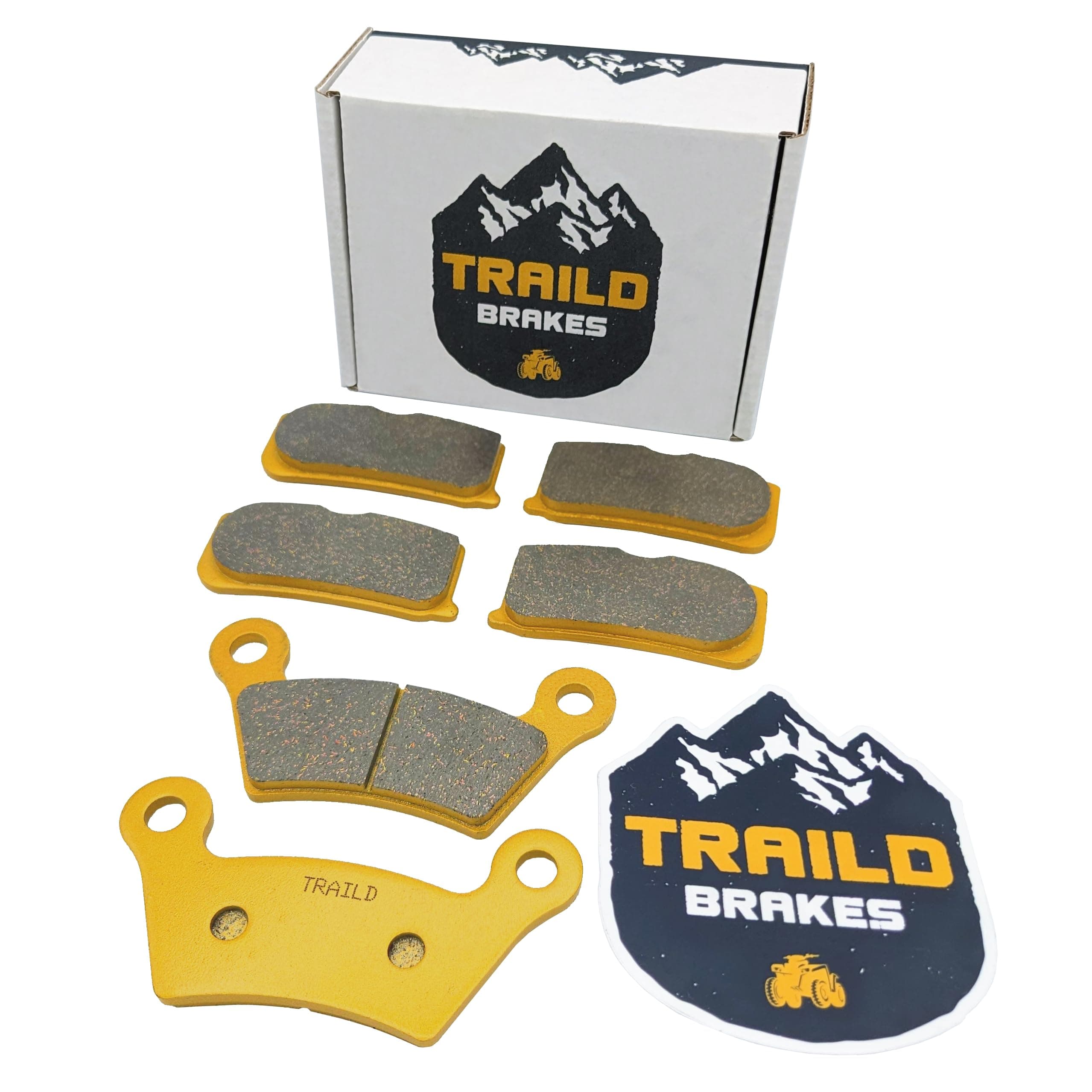 Can Am Spyder 2008, 2009, 2010, 2011, 2012 Ceramic Brake Pad Set Front & Rear