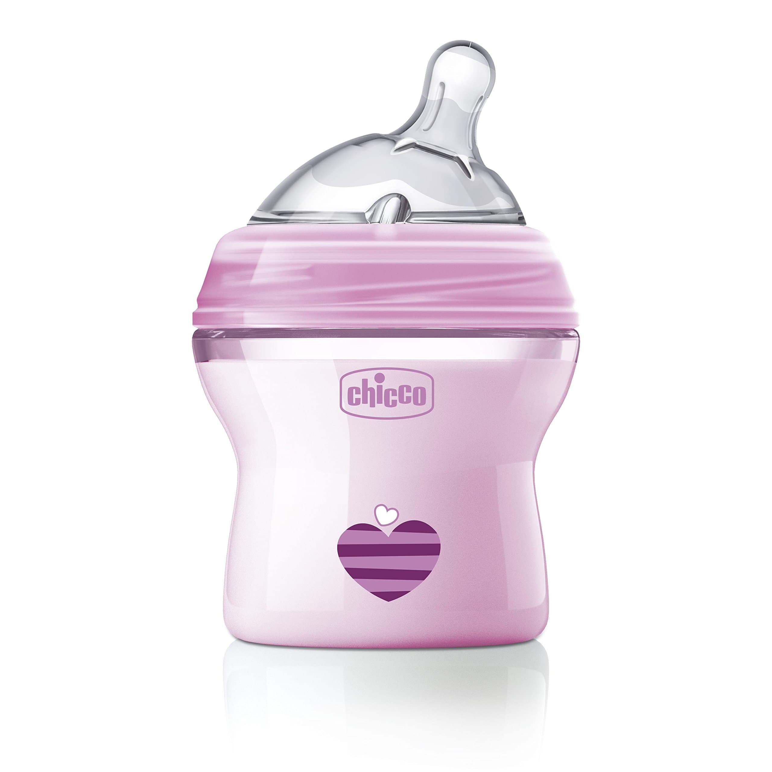 150ml Natural Feeling Feeding Bottle (Pink)
