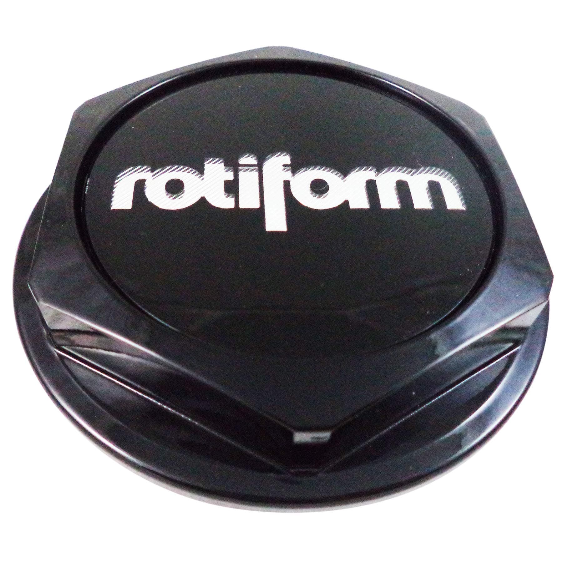 RotiForm Wheels Gloss Black Custom Wheel Center Cap HEX NUT # 36390-02 (1)